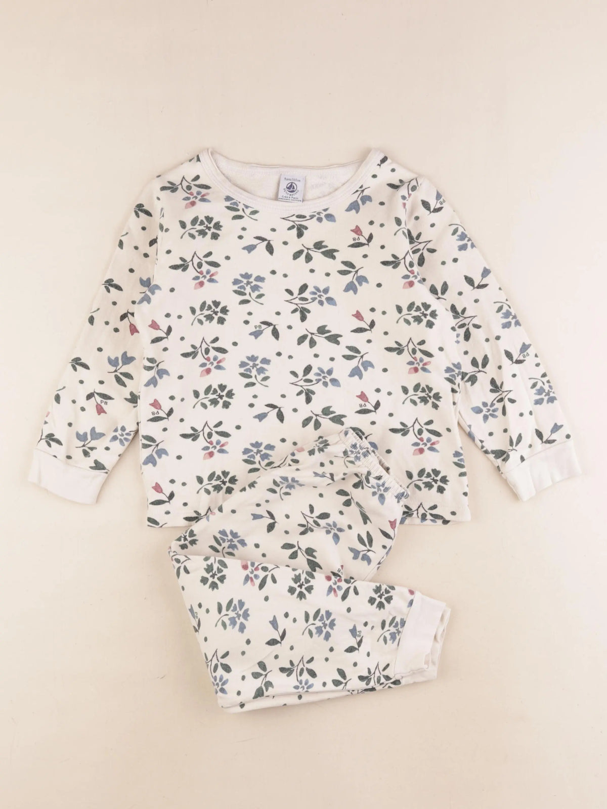 Petit Bateau - pyjama coton multicolore - 5 ans