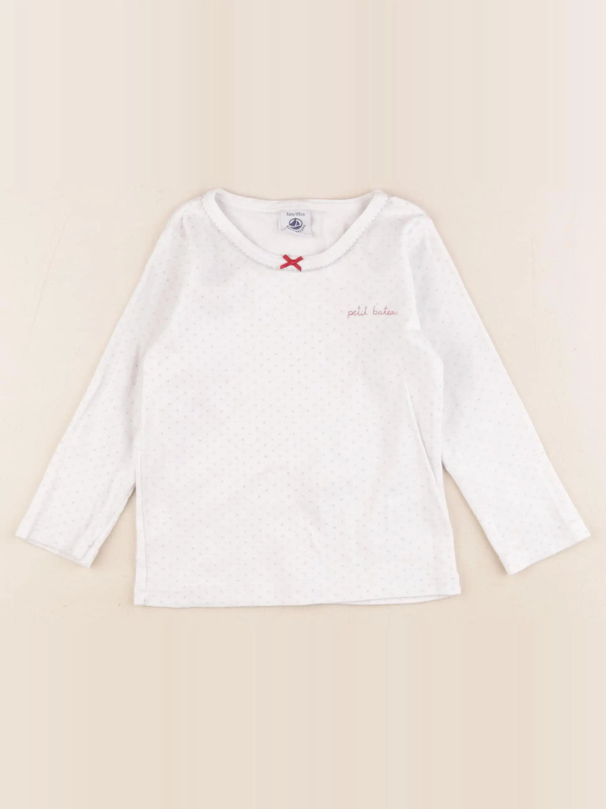 Petit Bateau - maillot de corps blanc - 3 ans