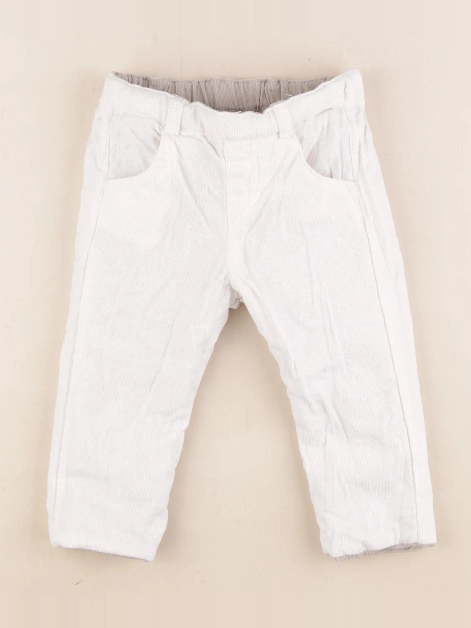 Tartine & Chocolat - pantalon réversible gris - 12 mois