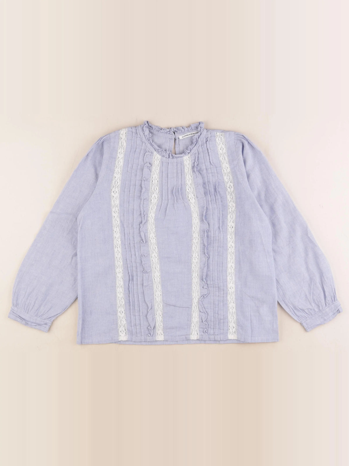 Monoprix - blouse bleu - 10 ans