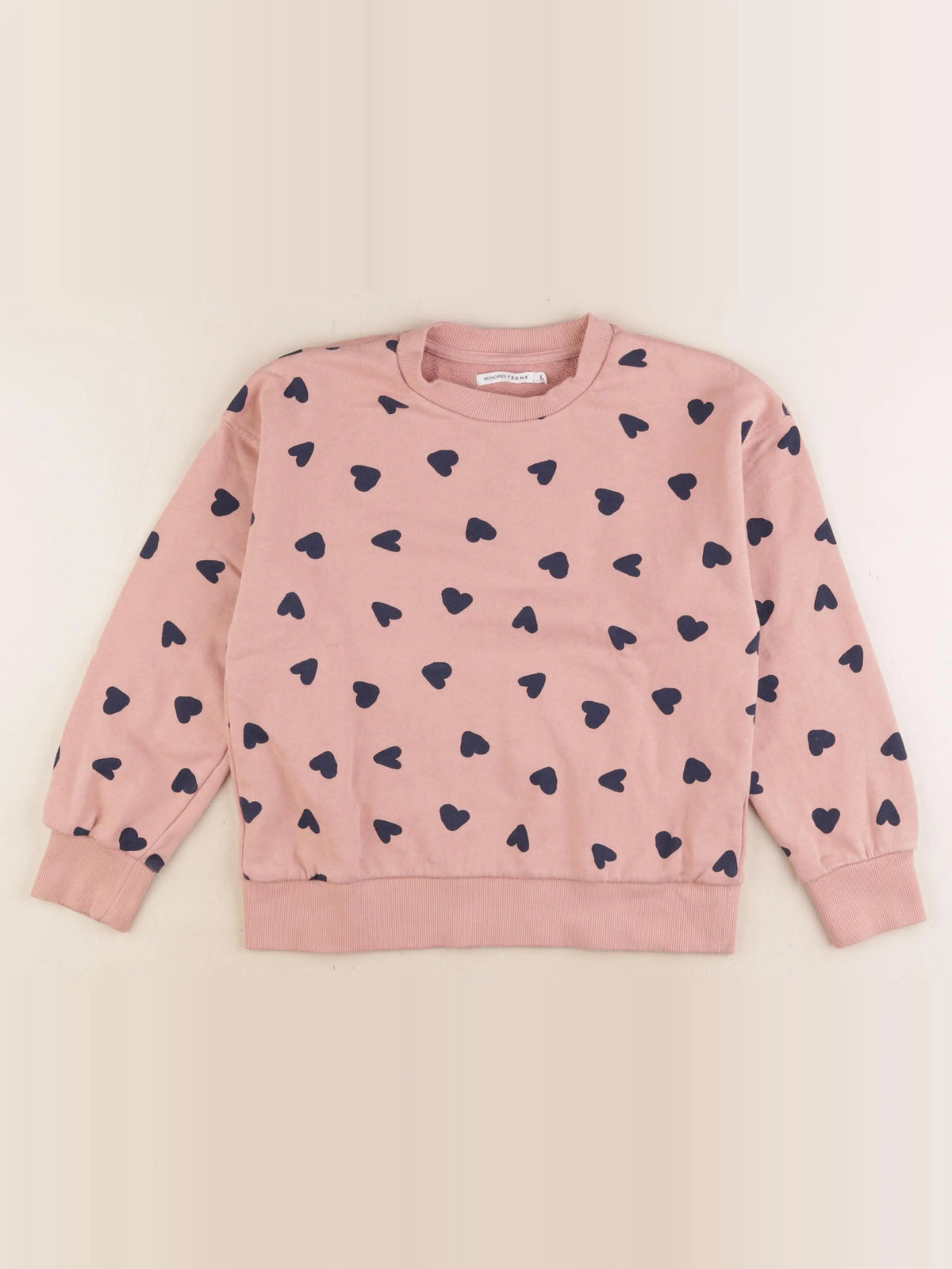 Monoprix - sweat rose - 10 ans