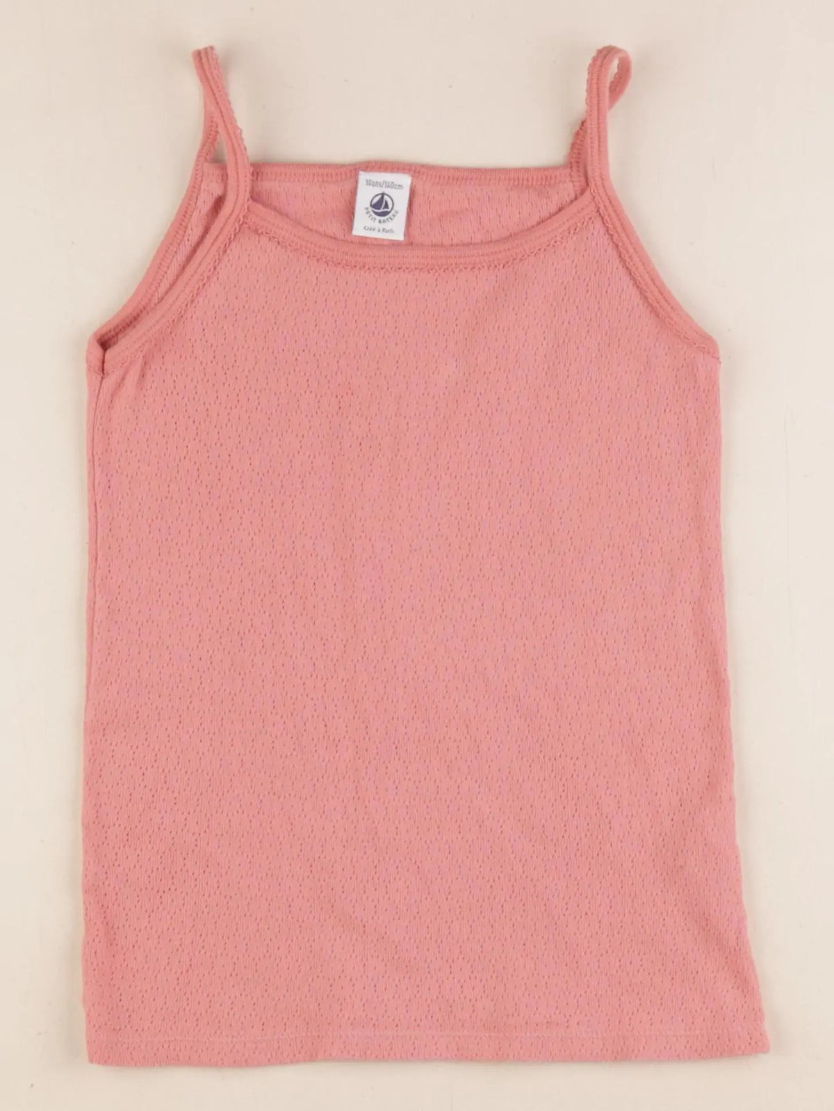Petit Bateau - maillot de corps rose - 10 ans