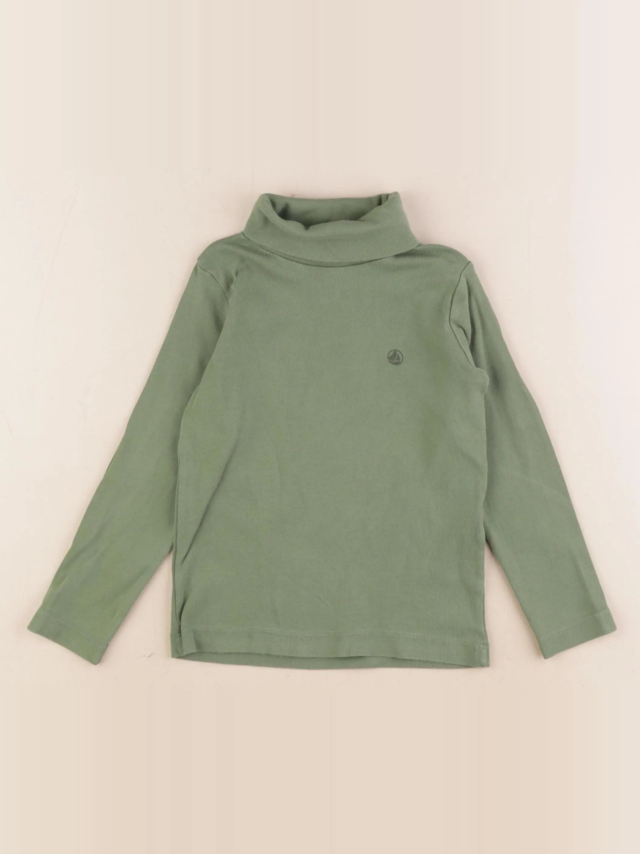 Petit Bateau - sous-pull vert - 4 ans