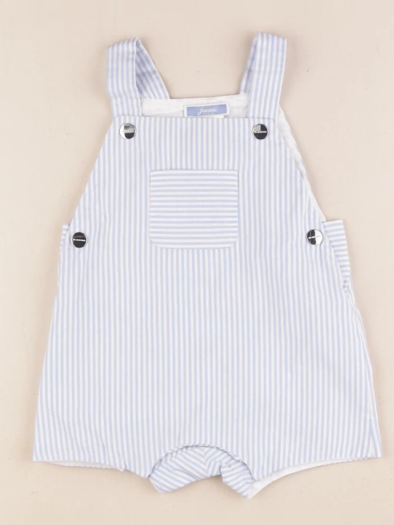 Jacadi - salopette blanc, bleu - 1 an