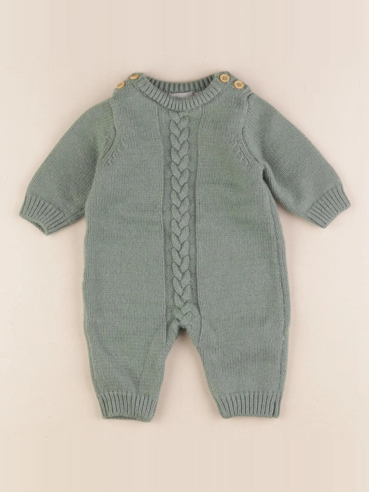Boutchou - combinaison vert - 1 mois