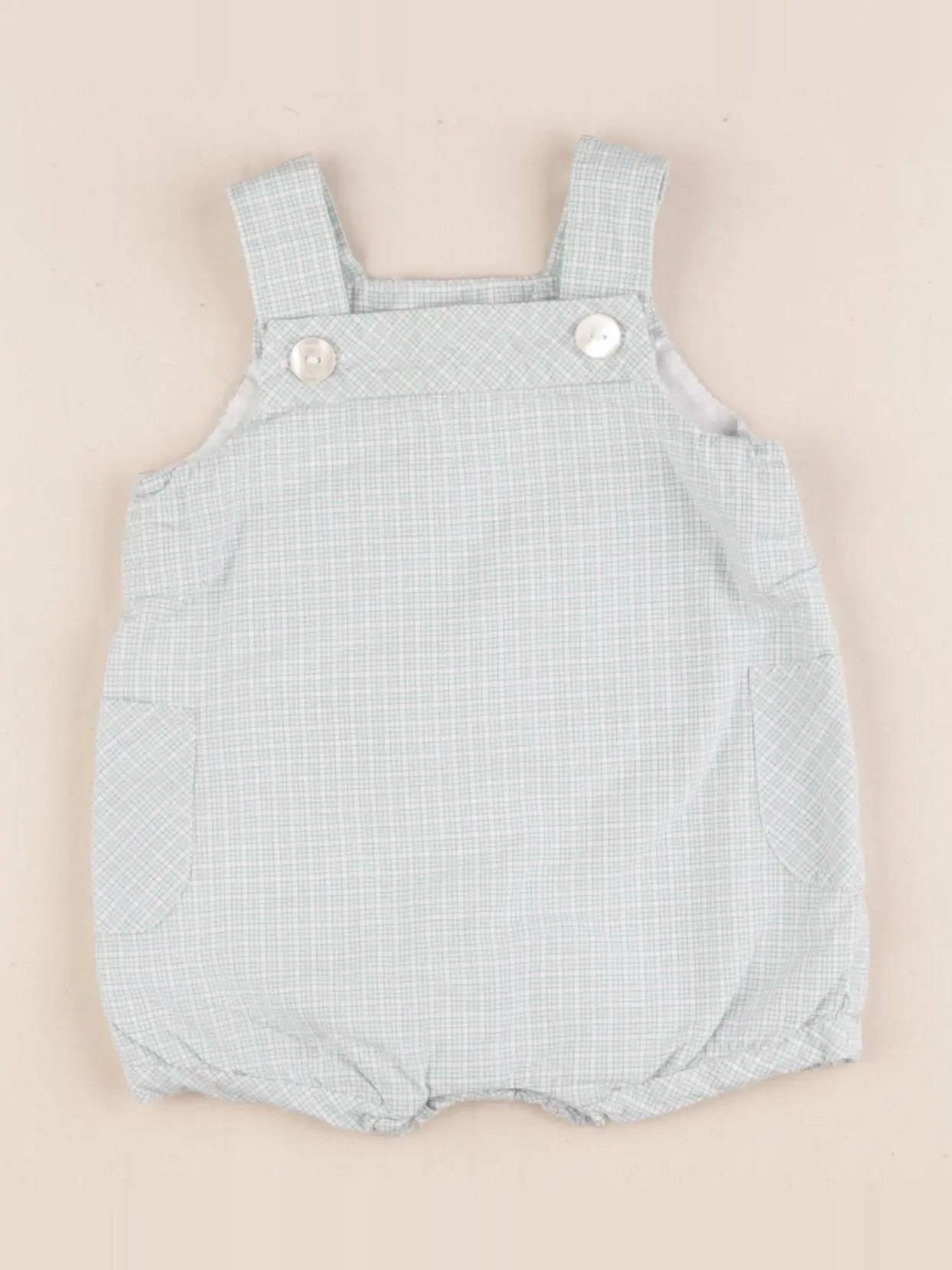 Jacadi - combinaison bleu, blanc - 1 mois