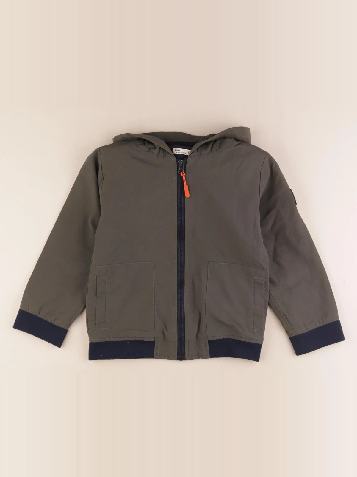 Little Cigogne - coupe-vent vert - 8 ans