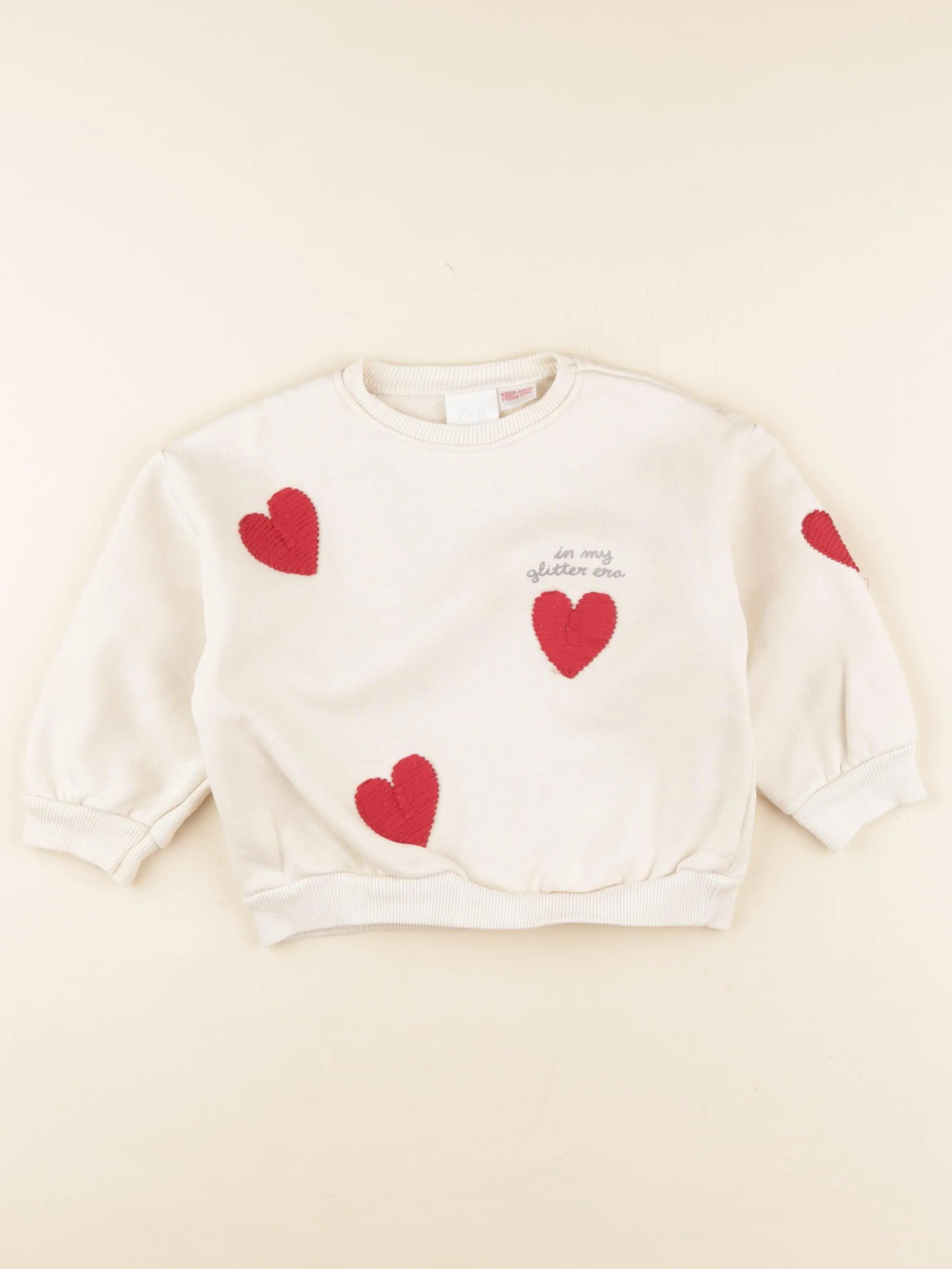 Zara - sweat beige - 3 ans