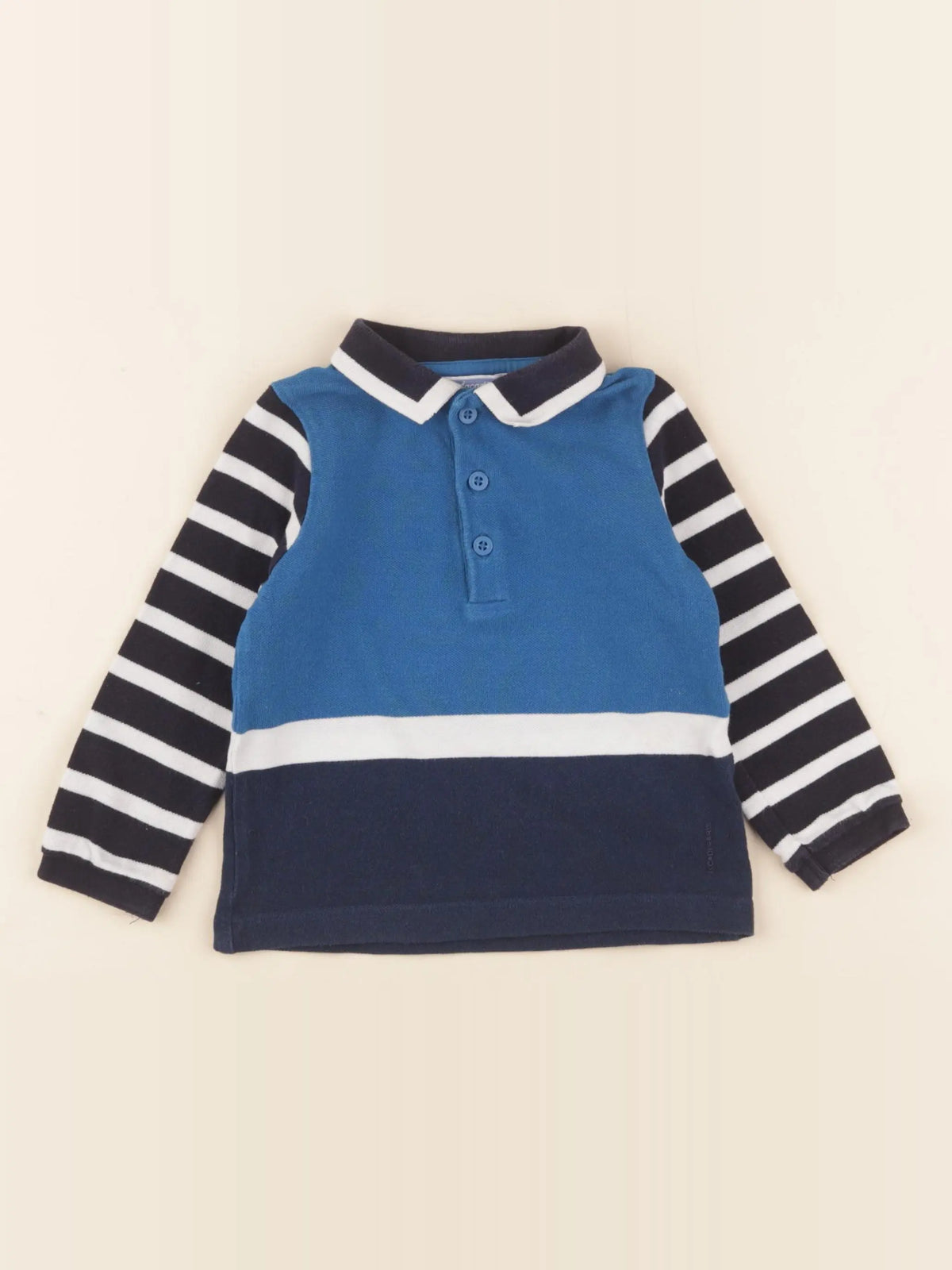Jacadi - polo bleu - 18 mois