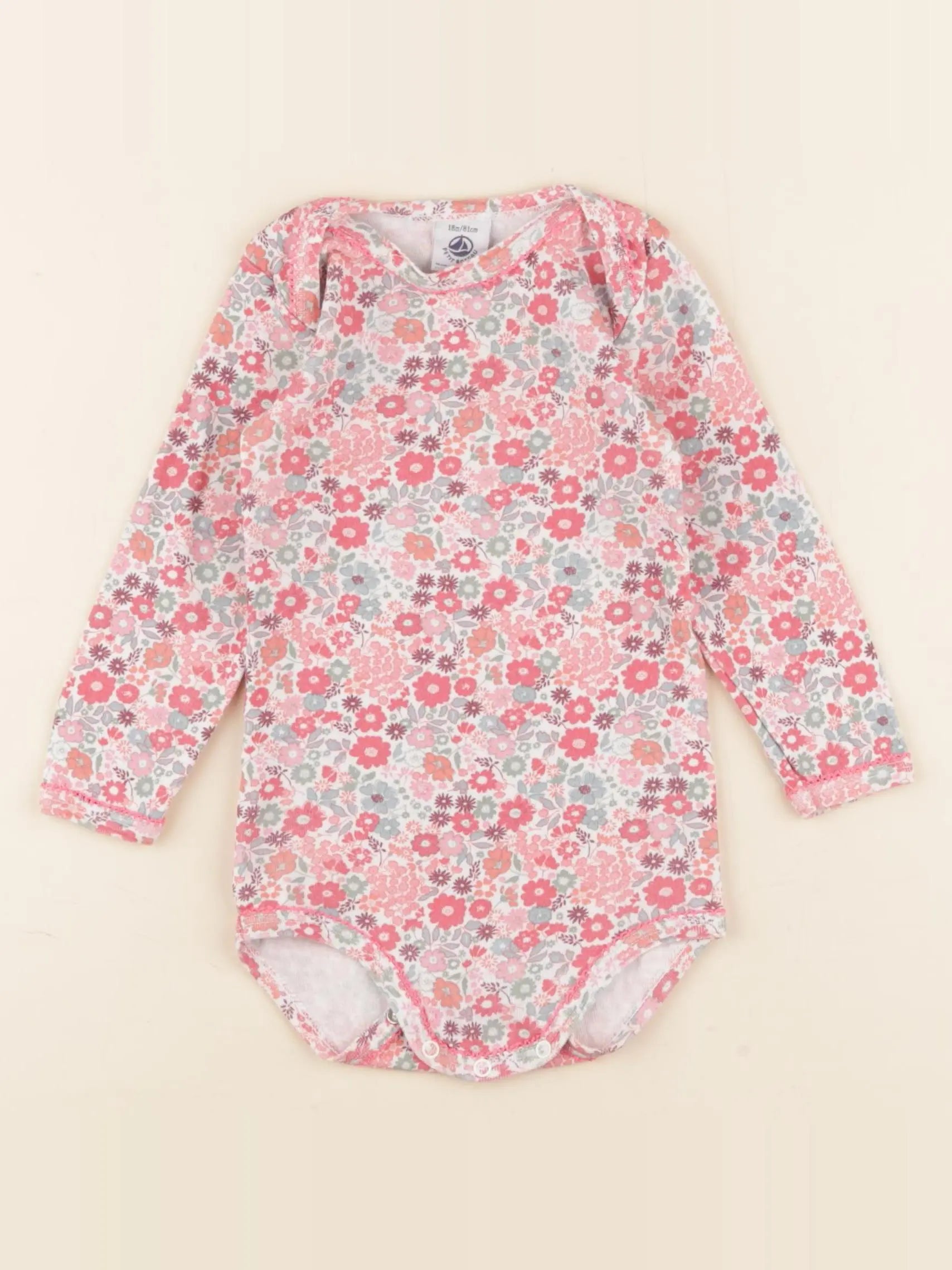 Petit Bateau - body multicolore - 18 mois