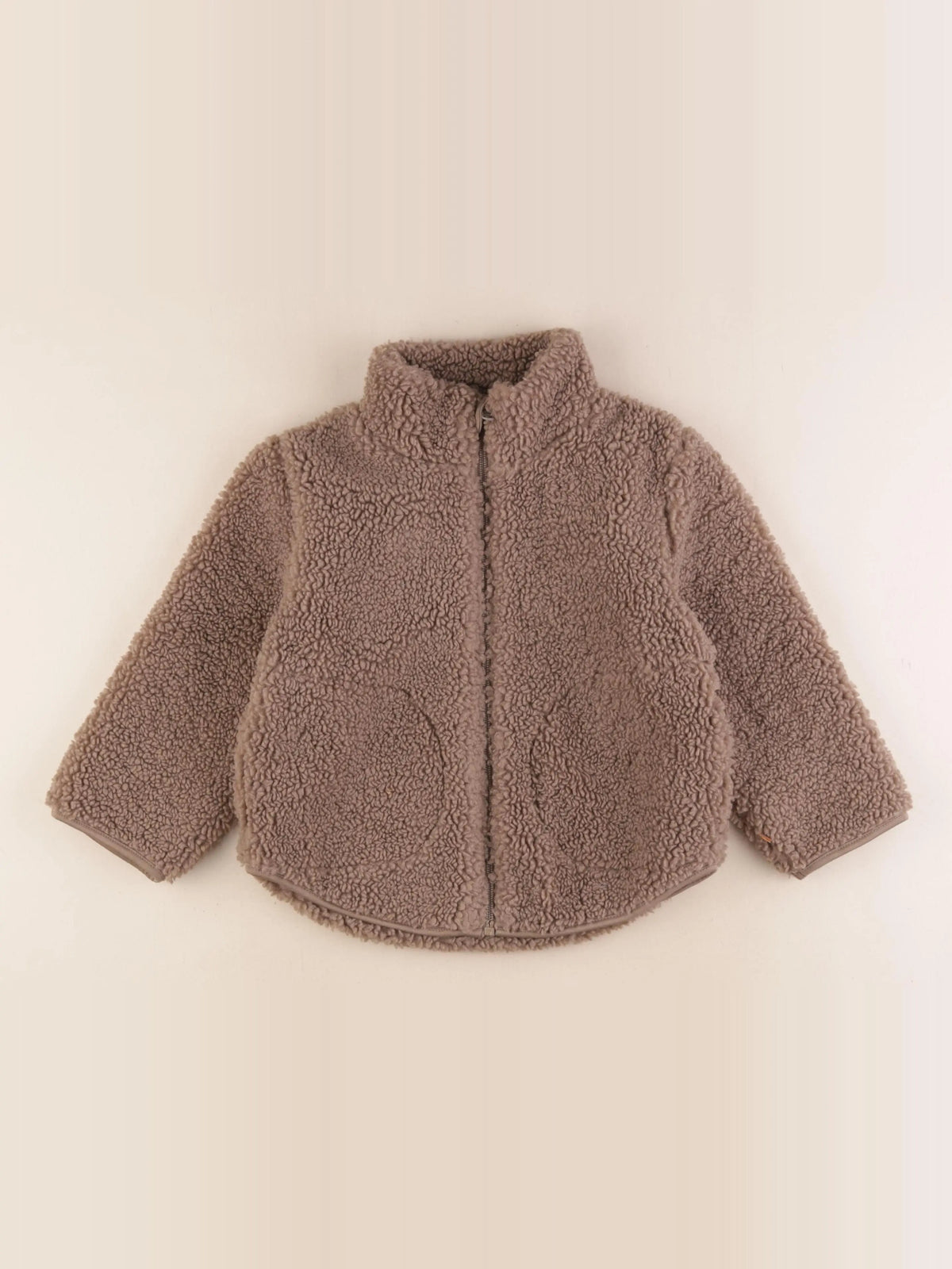 H&M - veste marron - 2/4 ans