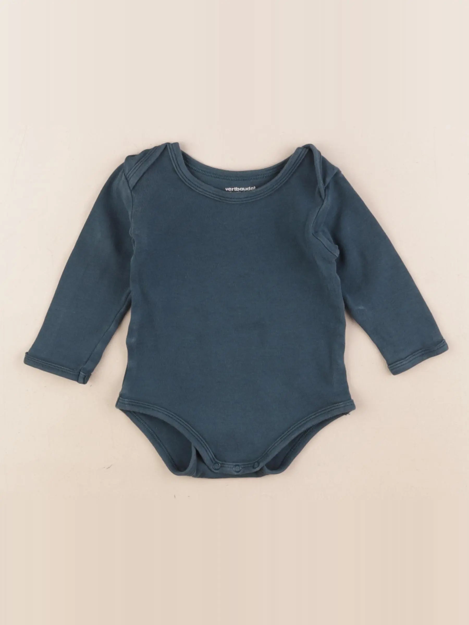 Vertbaudet - body vert - 12 mois