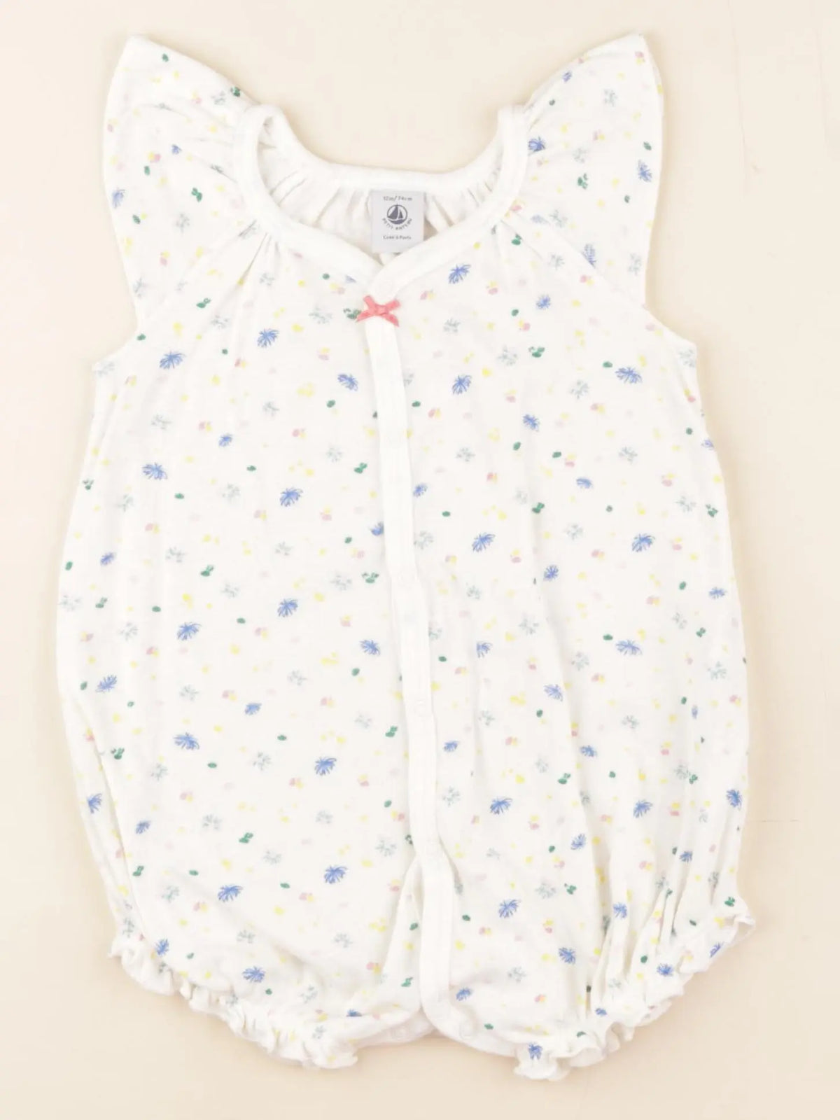 Petit Bateau - pyjama coton multicolore - 12 mois