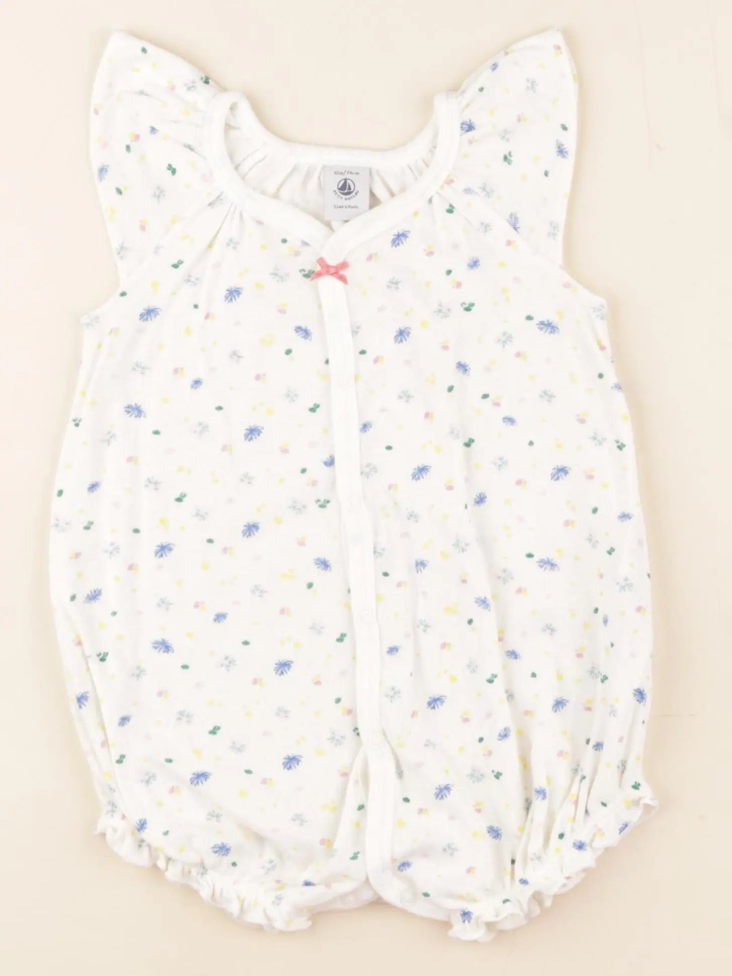 Petit Bateau - pyjama coton multicolore - 12 mois
