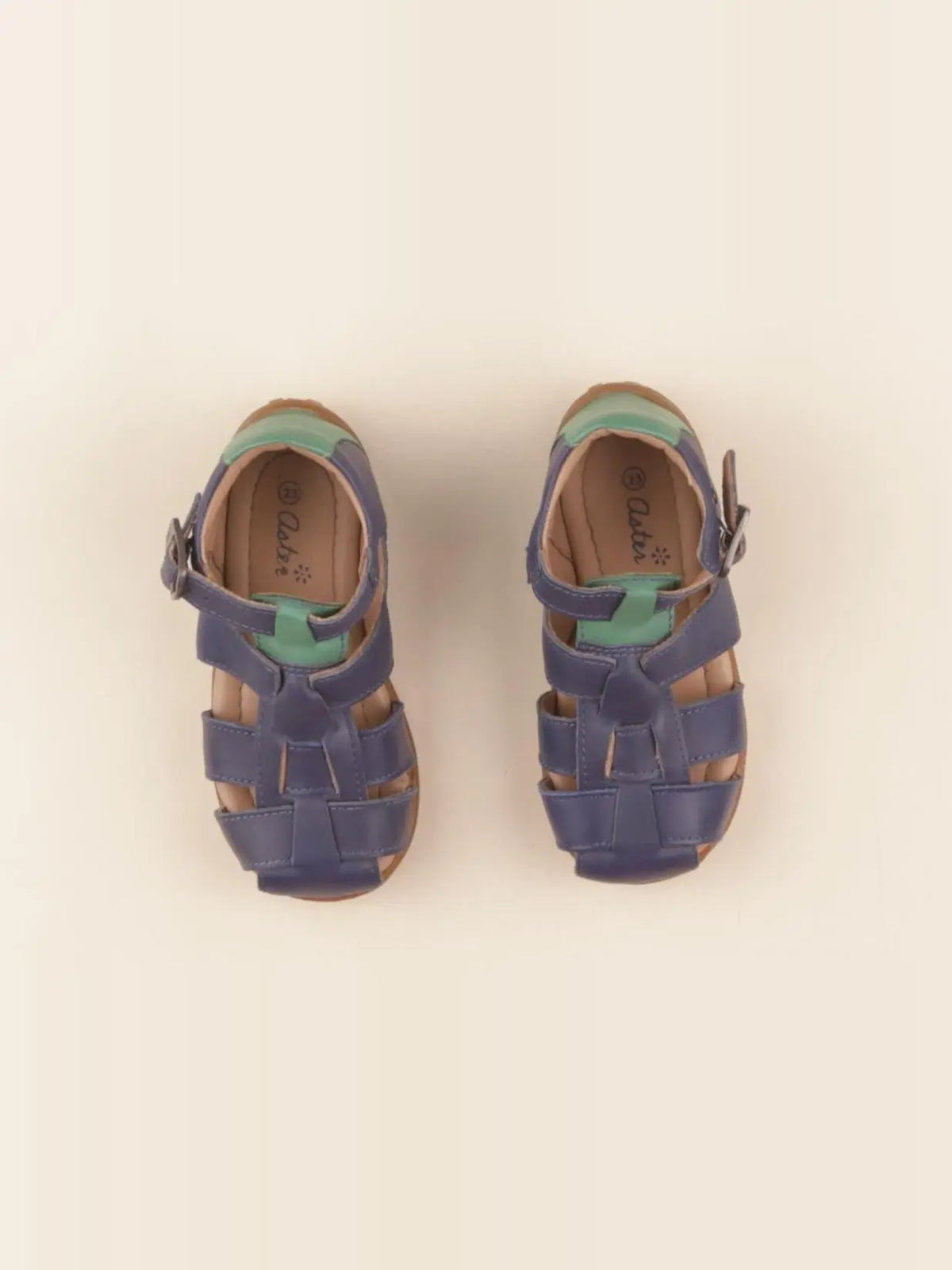 Aster - sandales bleu, vert - pointure 23