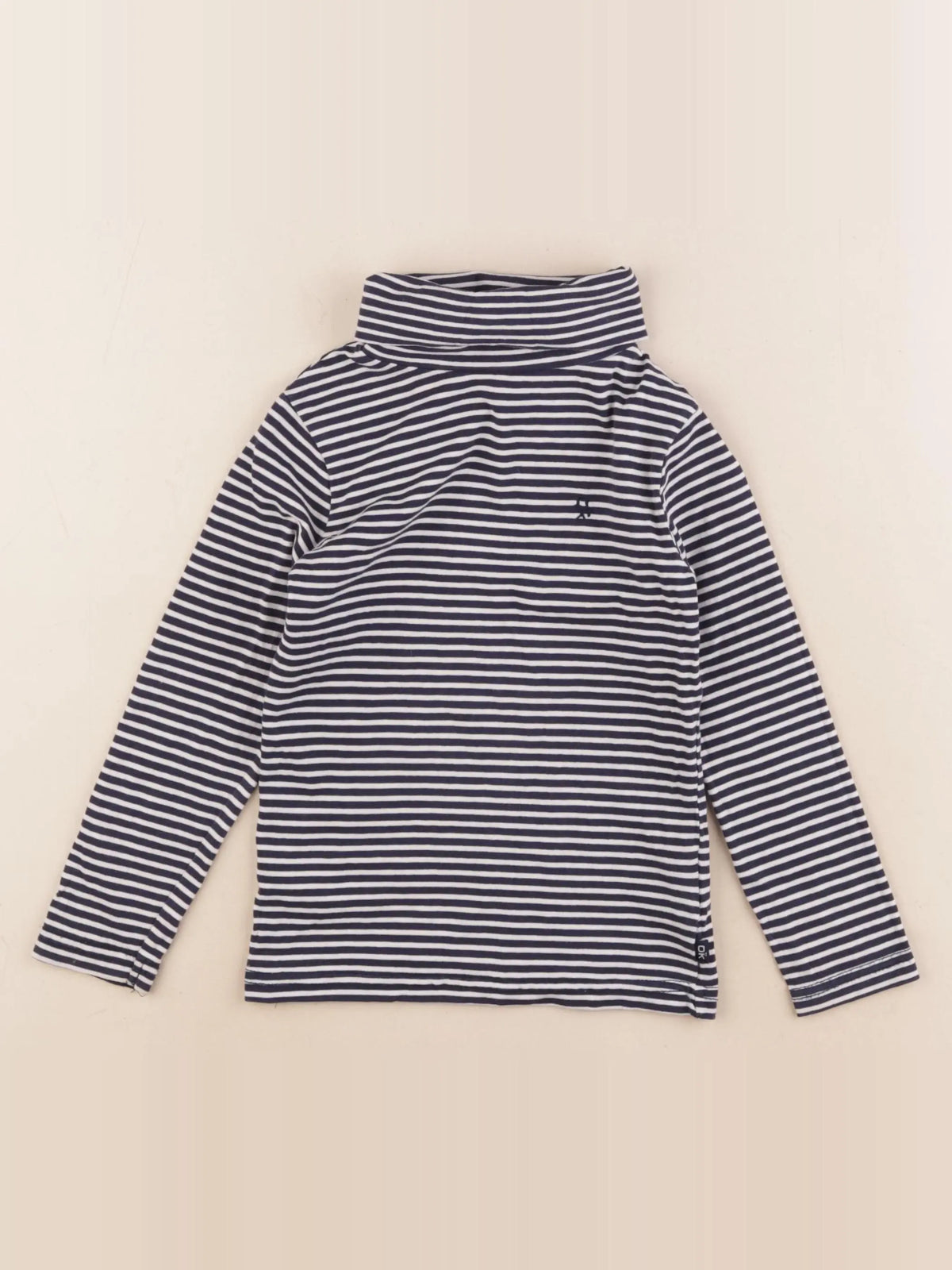 Okaidi - sous-pull bleu, blanc - 4 ans