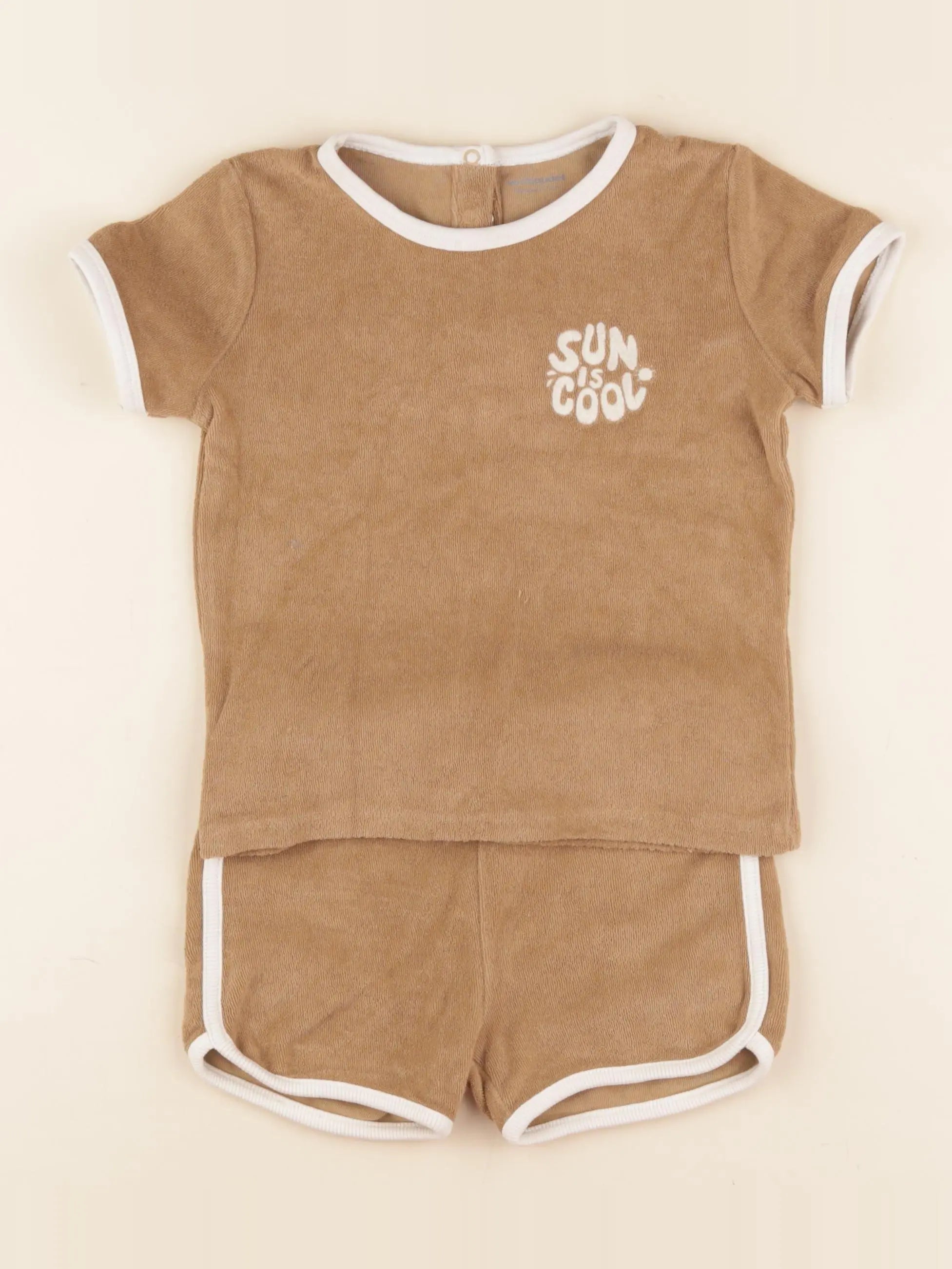 Vertbaudet - ensemble marron - 36 mois