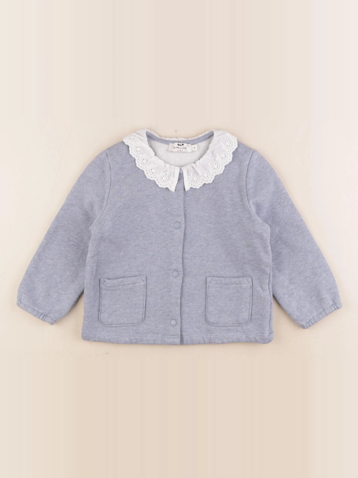 Cyrillus - sweat bleu - 4 ans