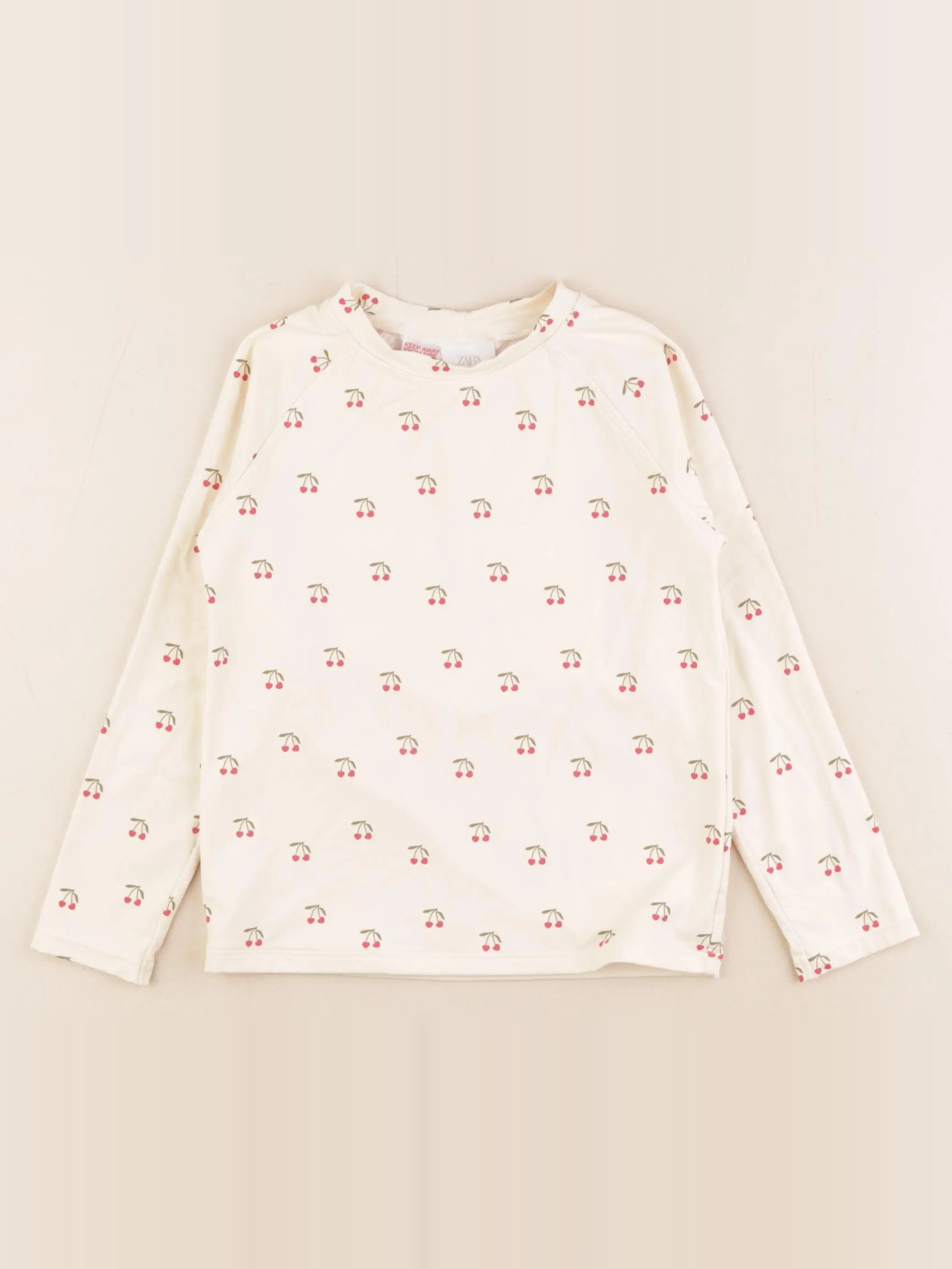 Zara - tee-shirt de bain beige - 5 ans