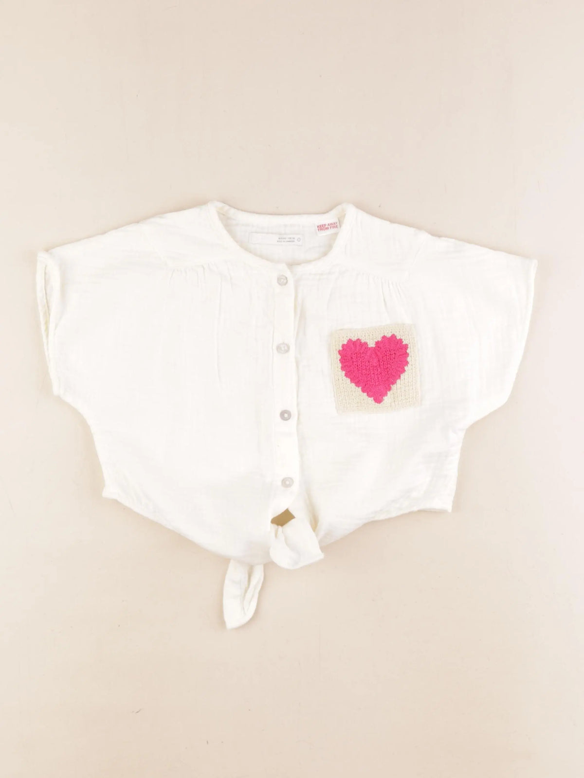 Zara - chemise beige - 5 ans