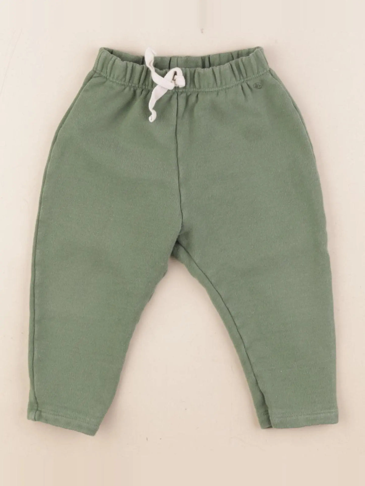 Petit Bateau - jogging vert - 18 mois