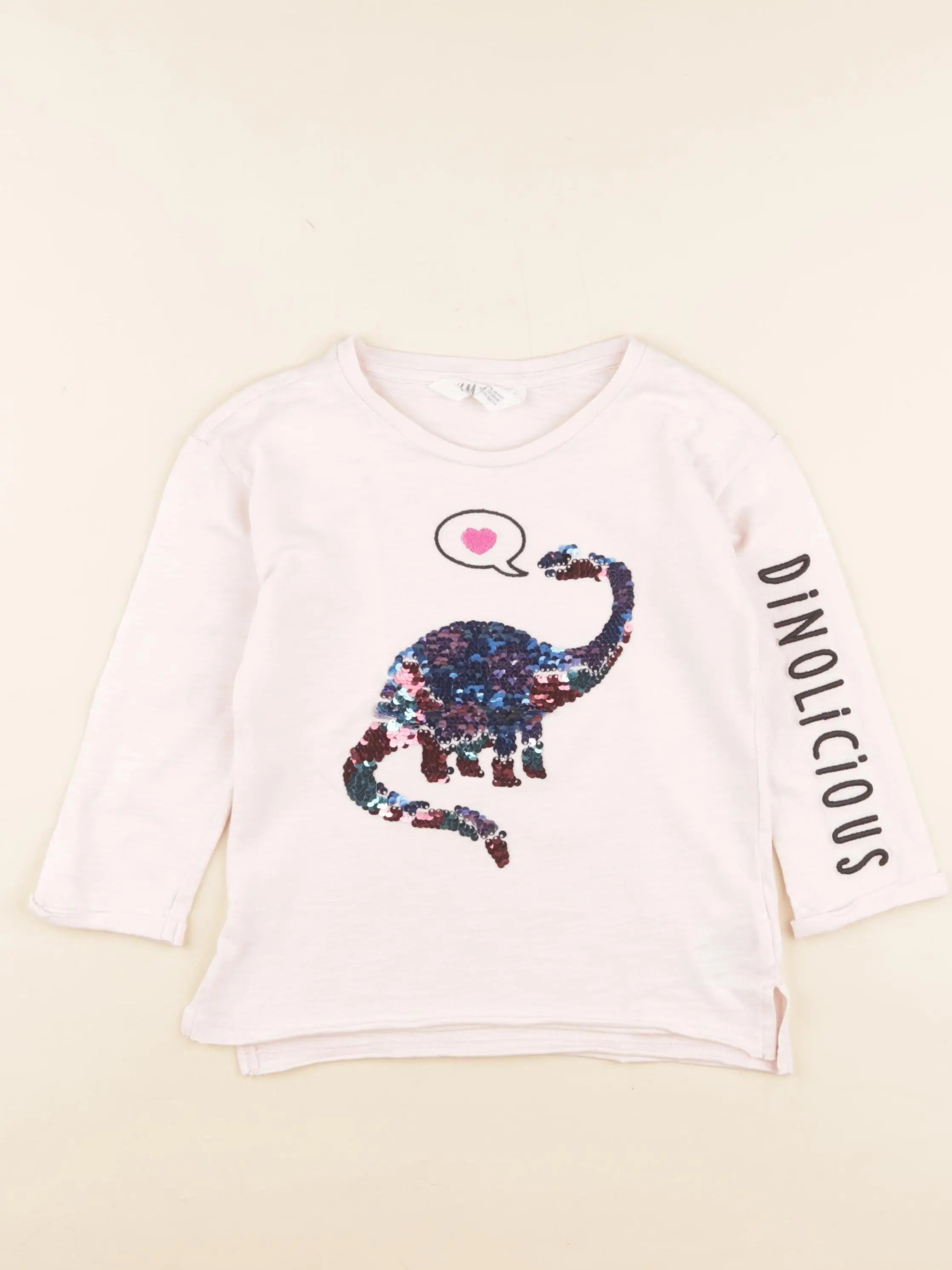 H&M - tee-shirt rose - 4/6 ans