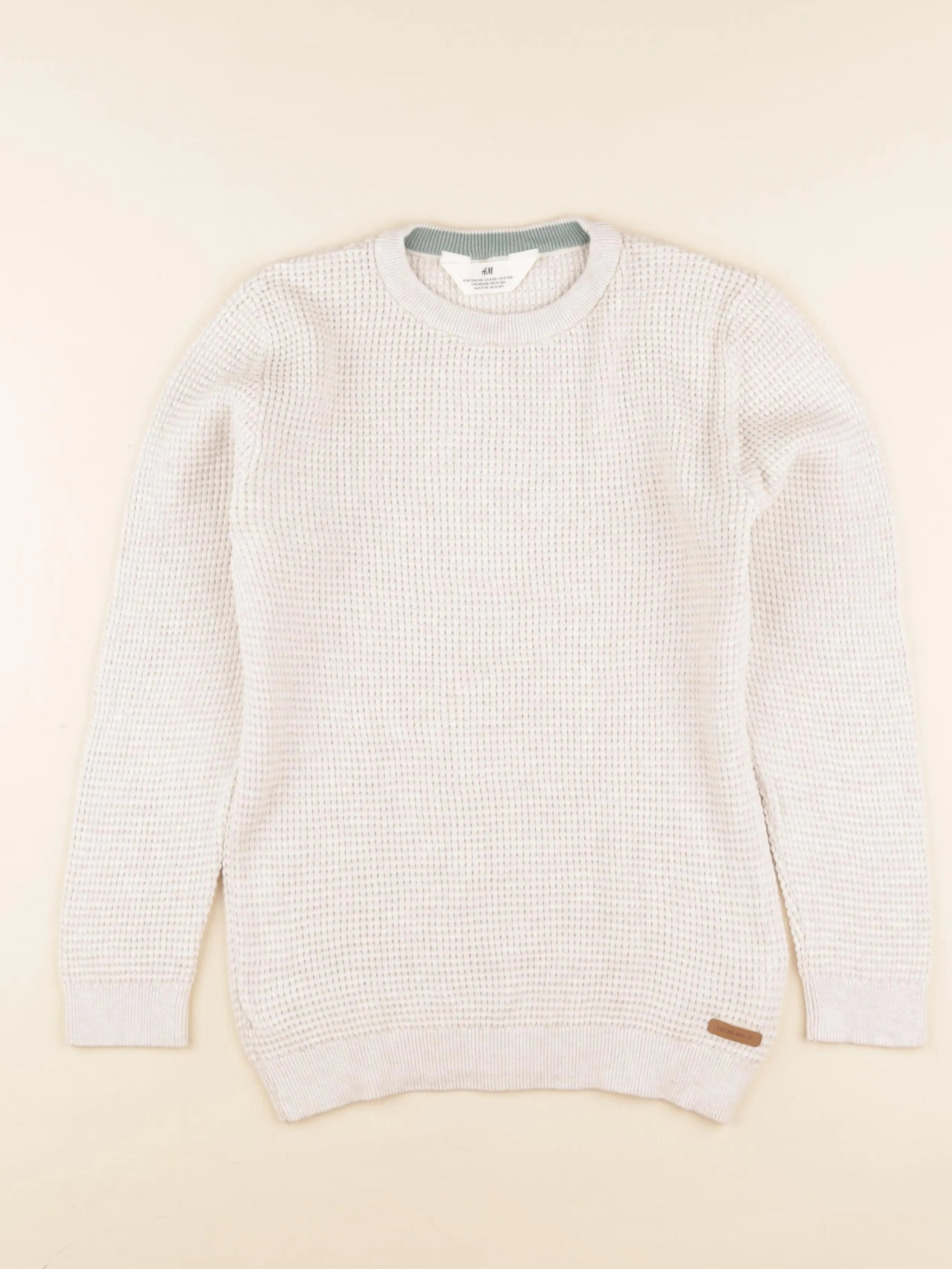 H&M - sweat beige - 8/10 ans