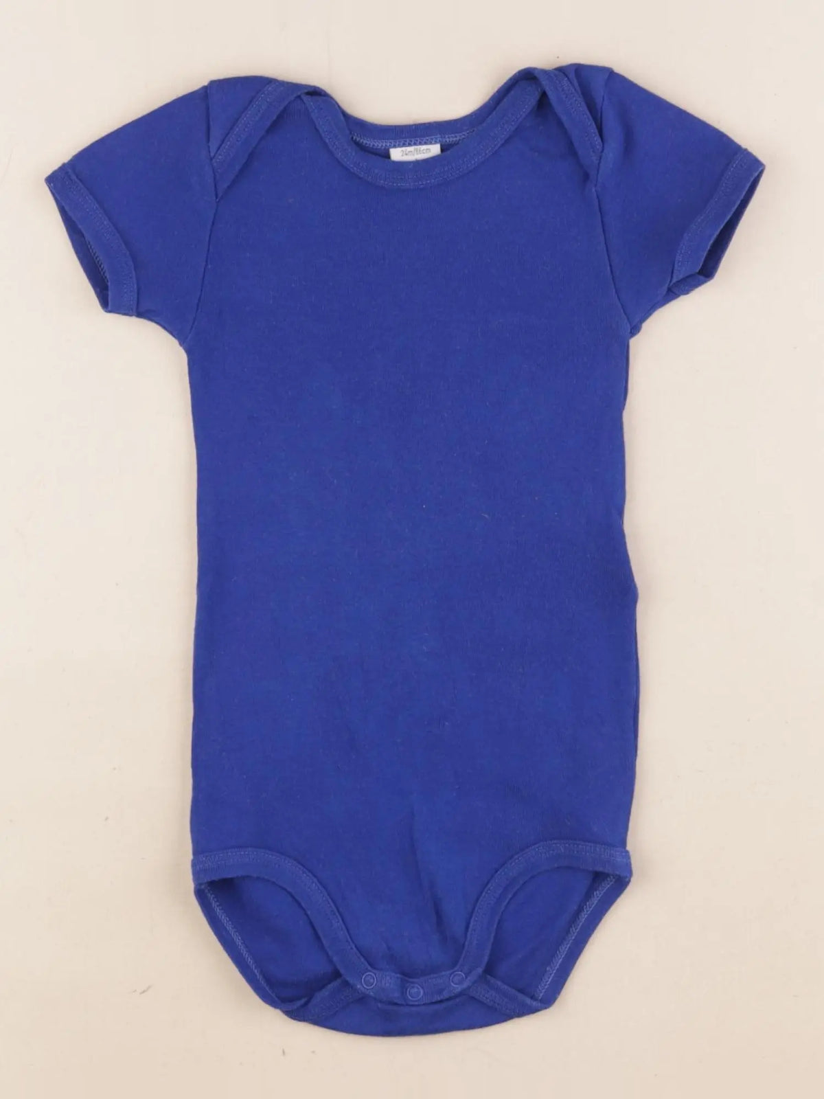 Petit Bateau - body bleu - 24 mois