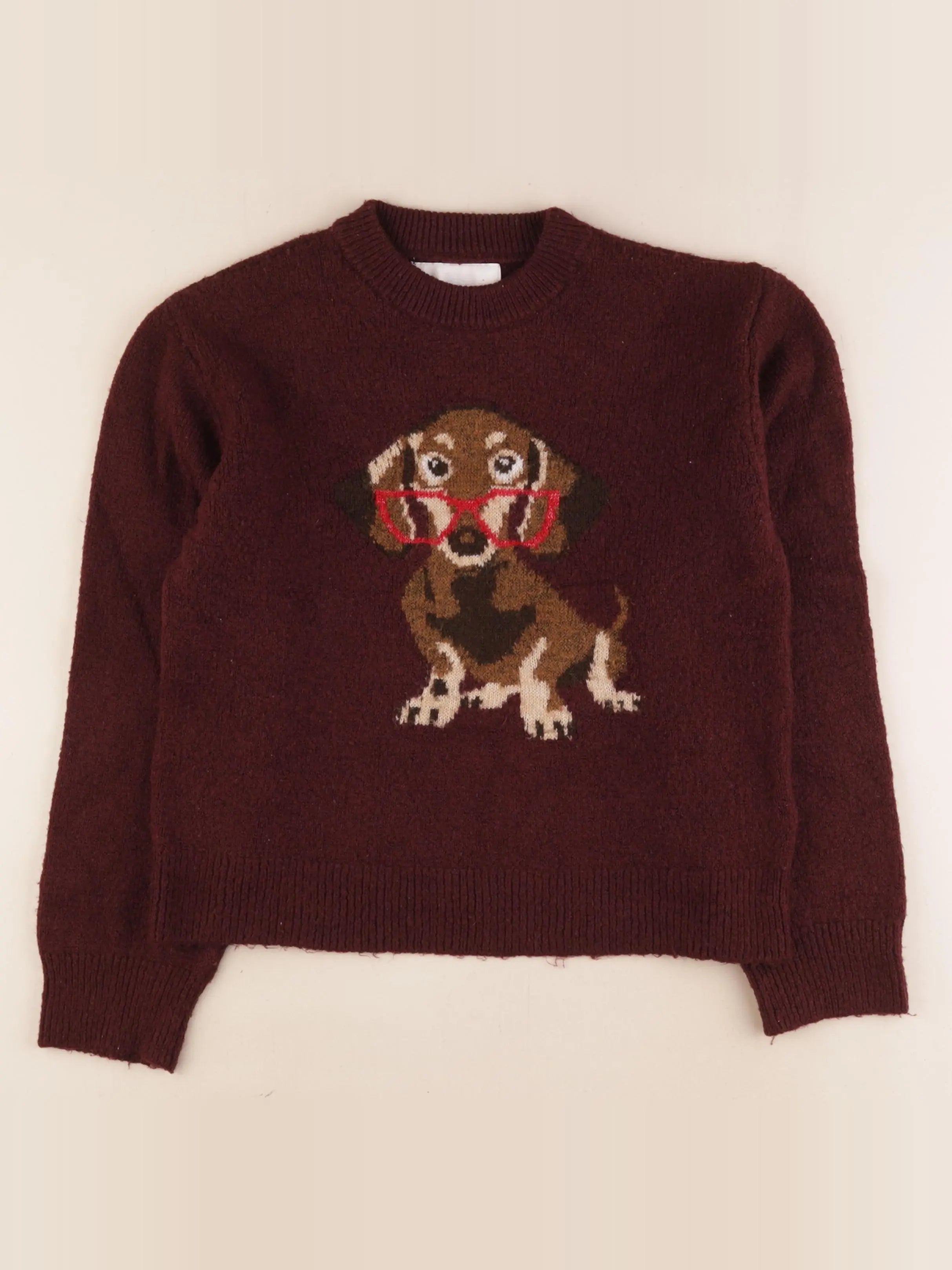 Zara - pull rouge - 11/12 ans