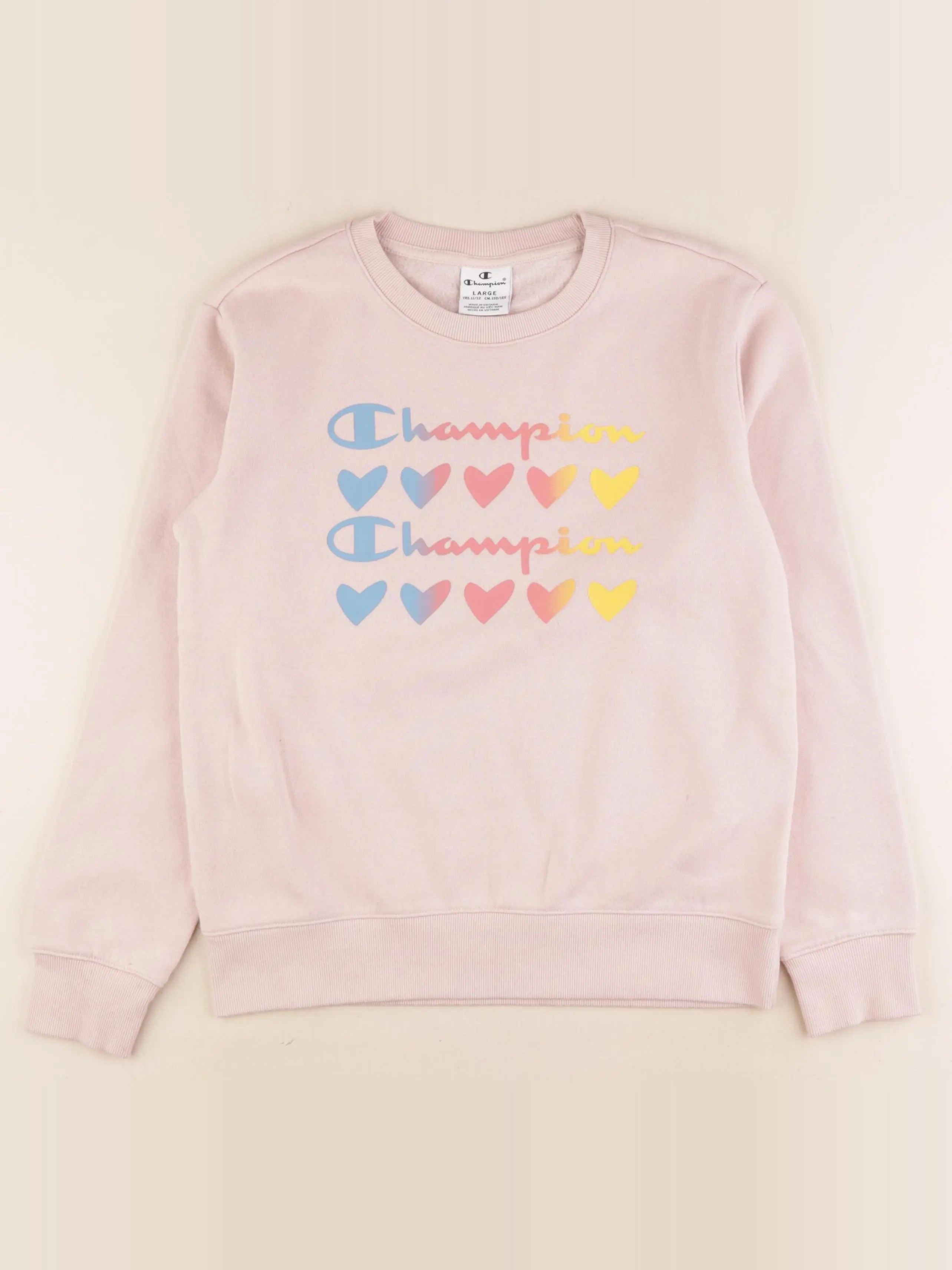 Champion  - sweat rose - 11/12 ans