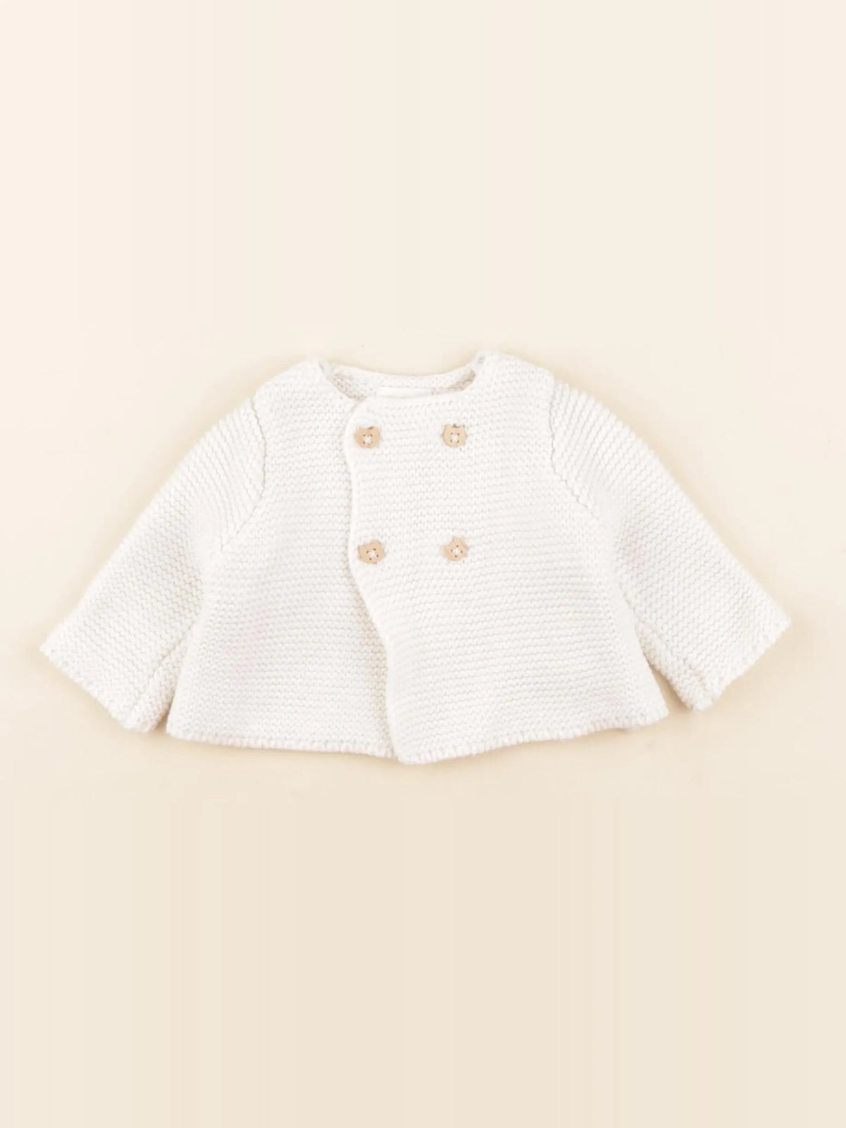Tape à l'oeil - gilet blanc - 1 mois