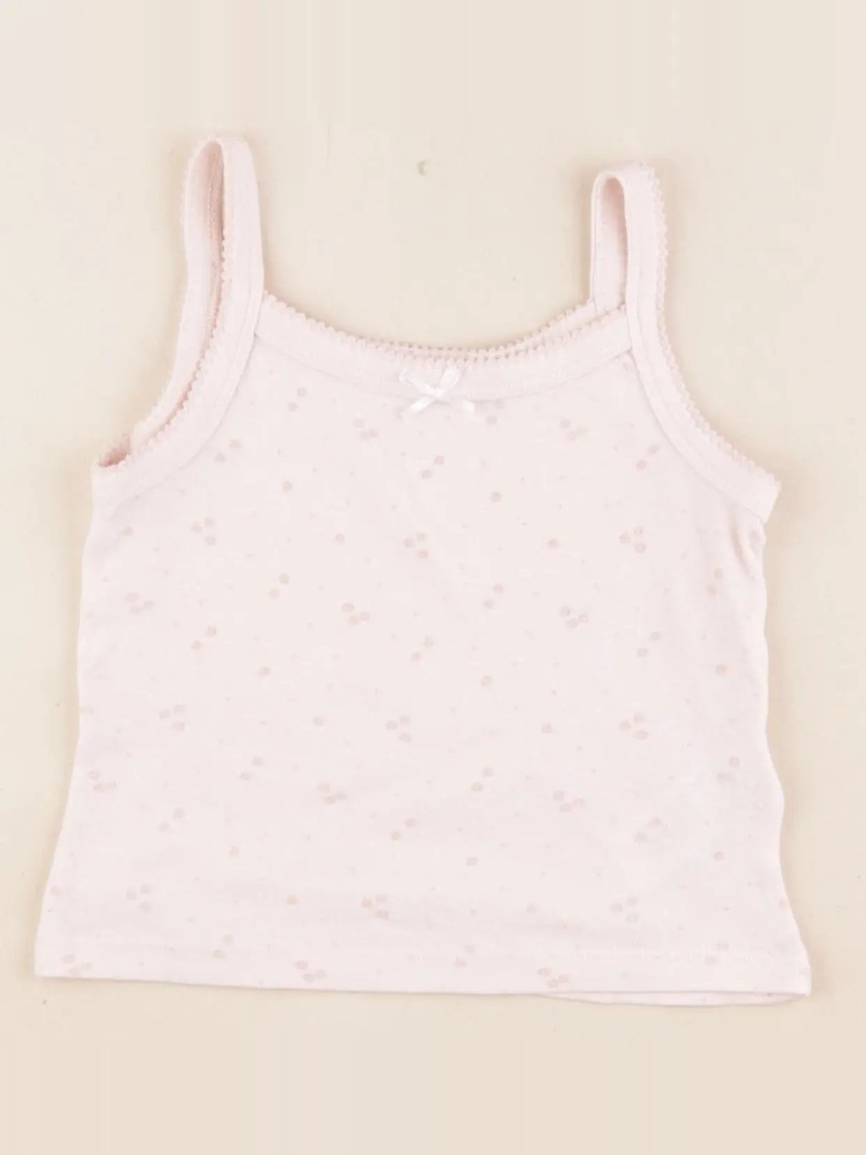 La Redoute - maillot de corps rose - 2/3 ans