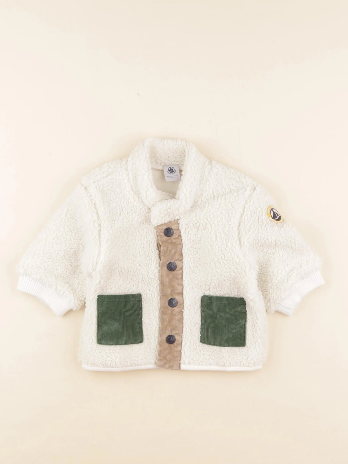 Petit Bateau - veste beige - 12 mois