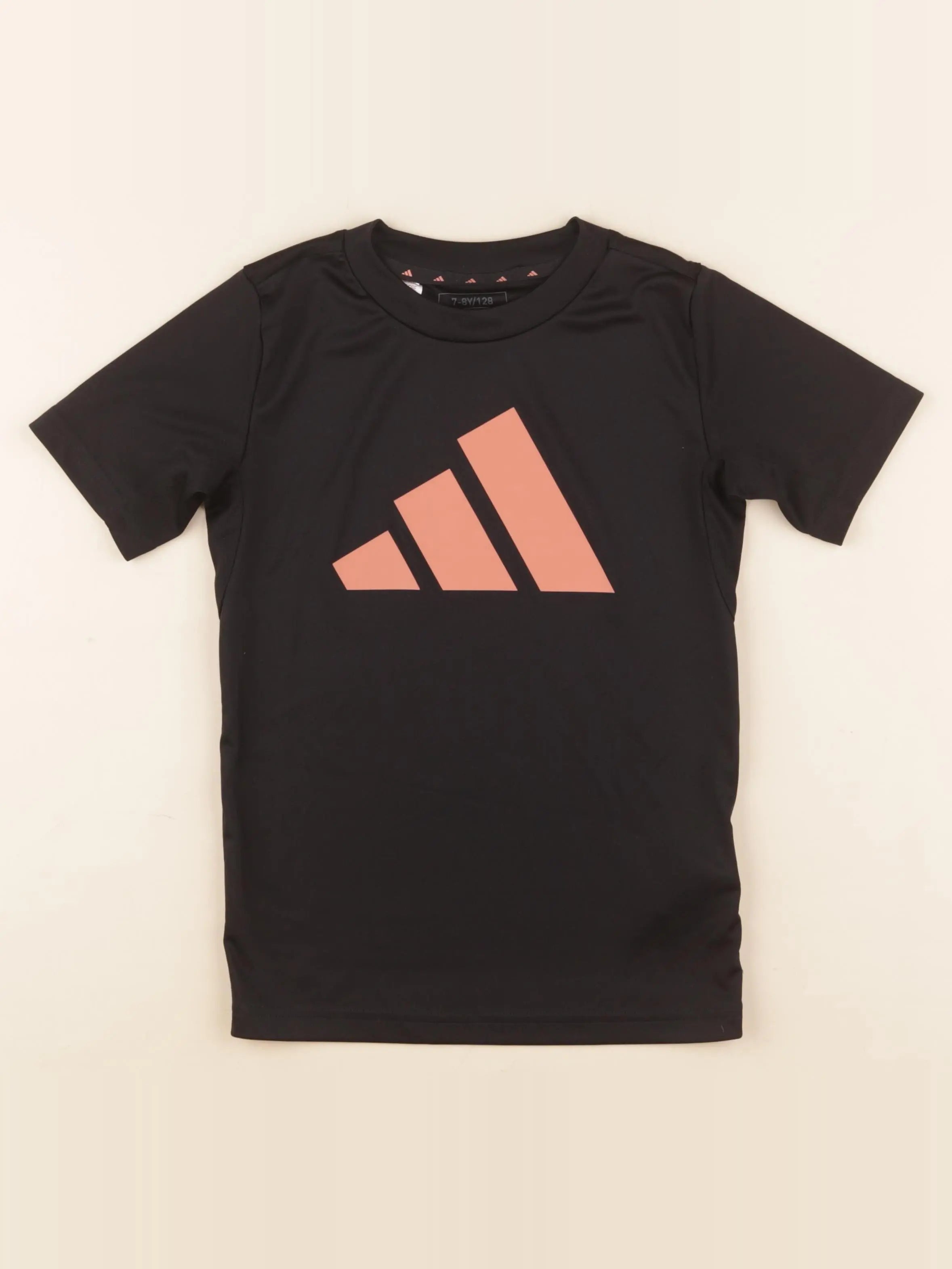 Adidas - tee-shirt noir - 7/8 ans
