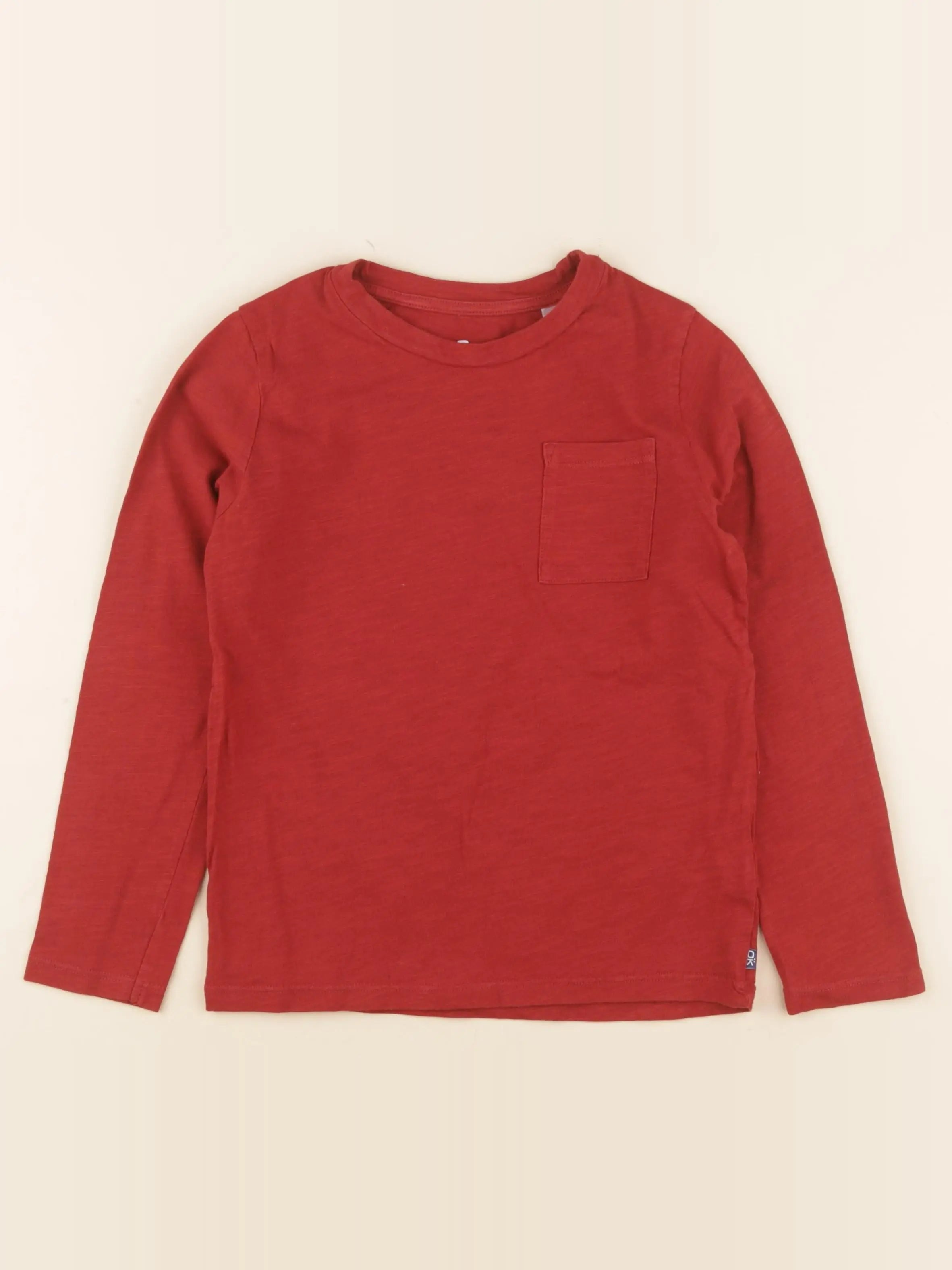 Okaidi - tee-shirt rouge - 8 ans