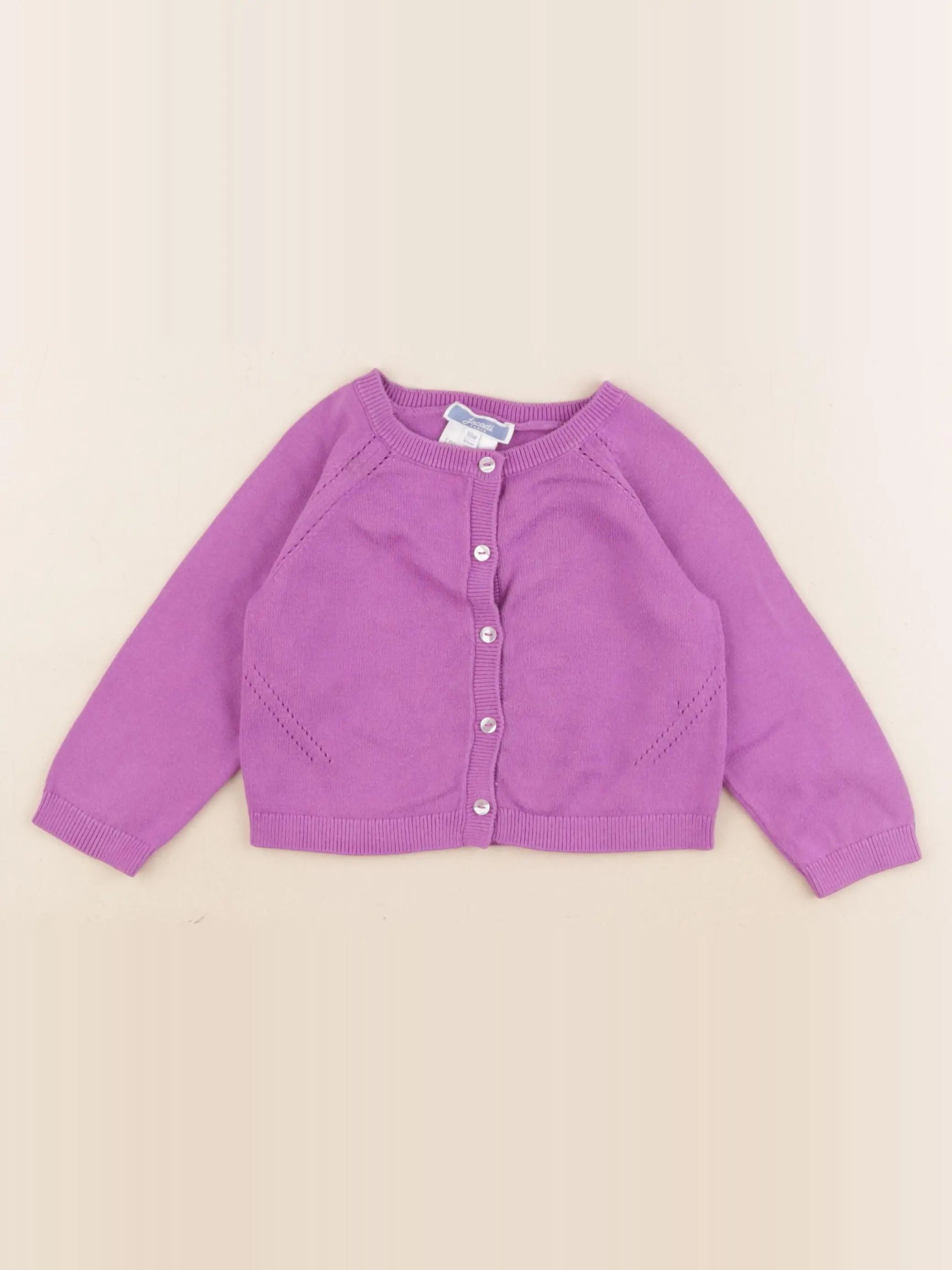 Jacadi - gilet violet - 18 mois
