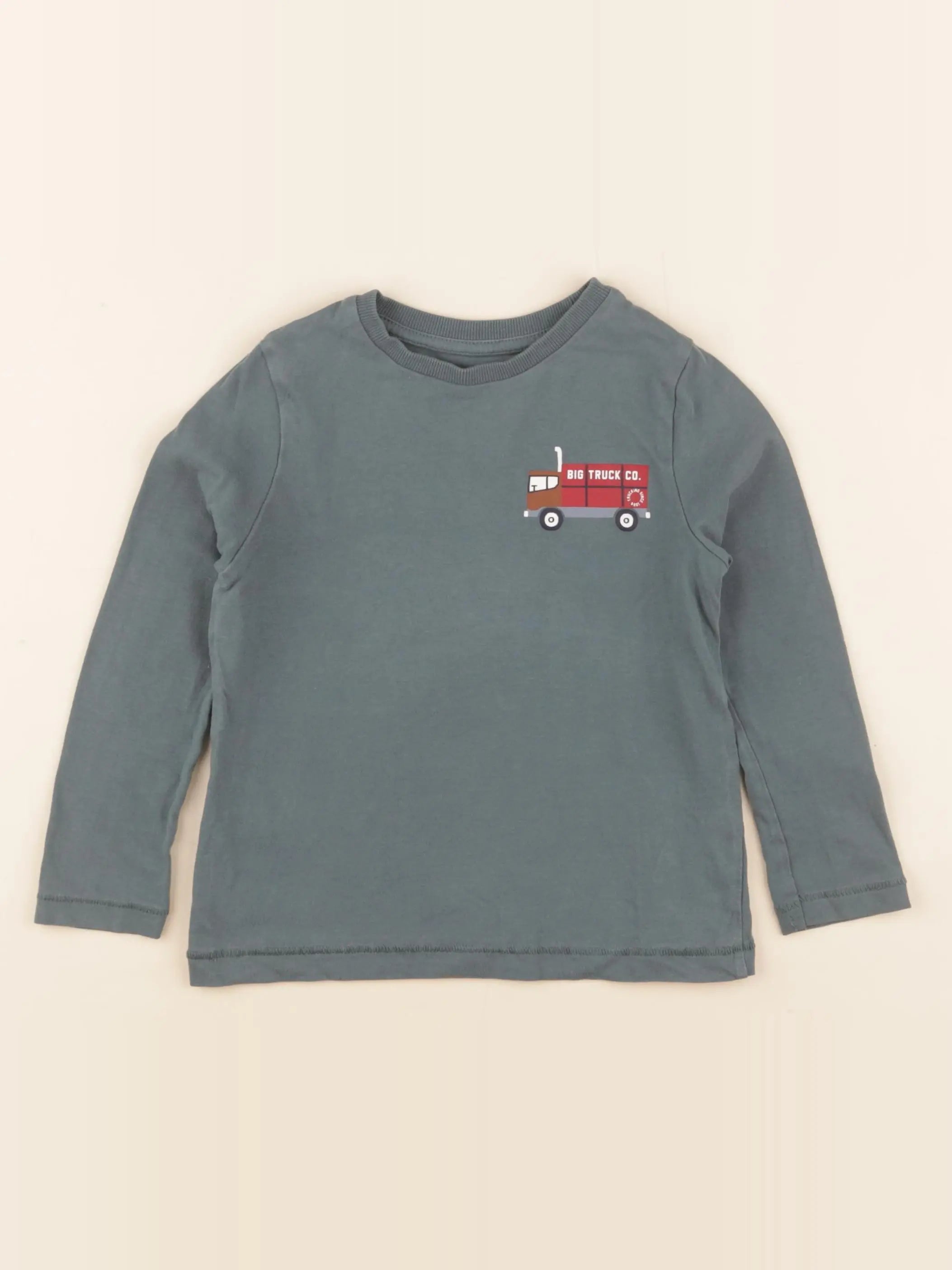 Marks & Spencer  - tee-shirt bleu - 3/4 ans