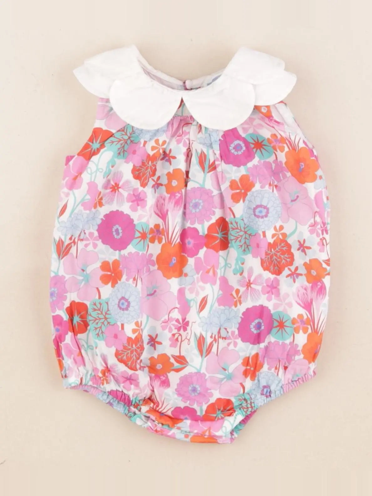 Jacadi - combinaison liberty multicolore - 3 mois