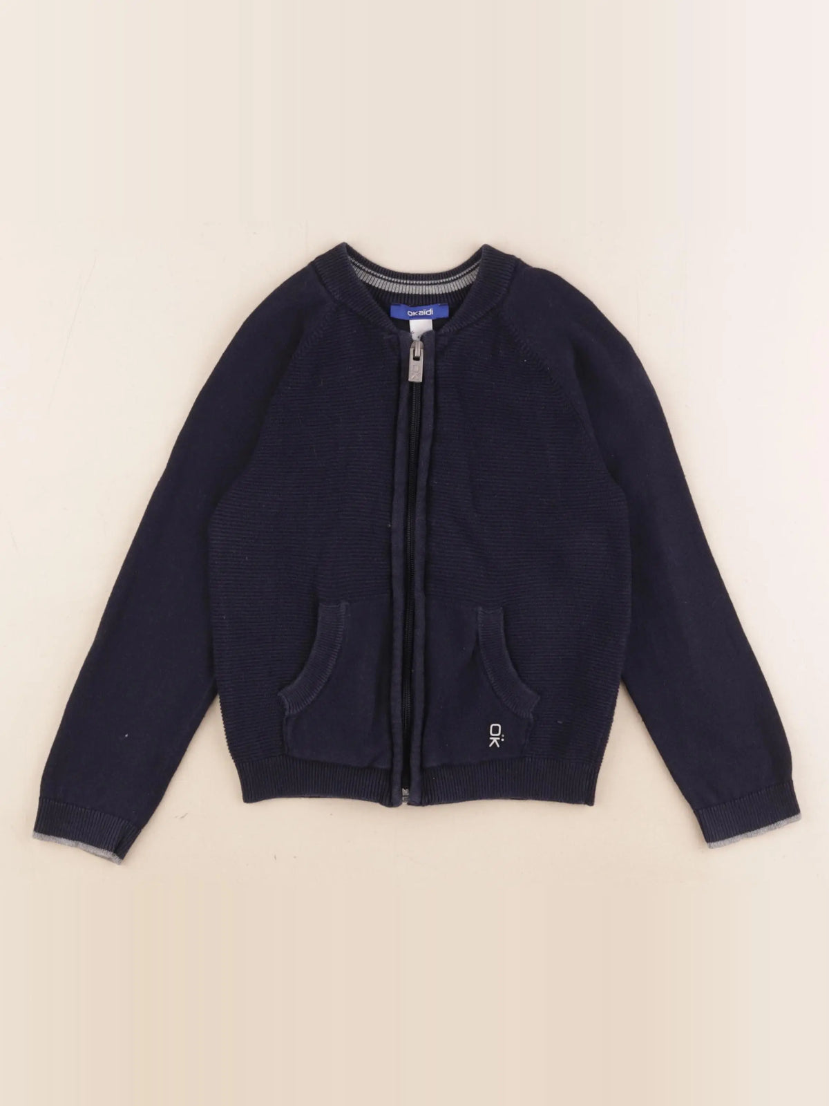 Okaidi - gilet bleu - 4 ans
