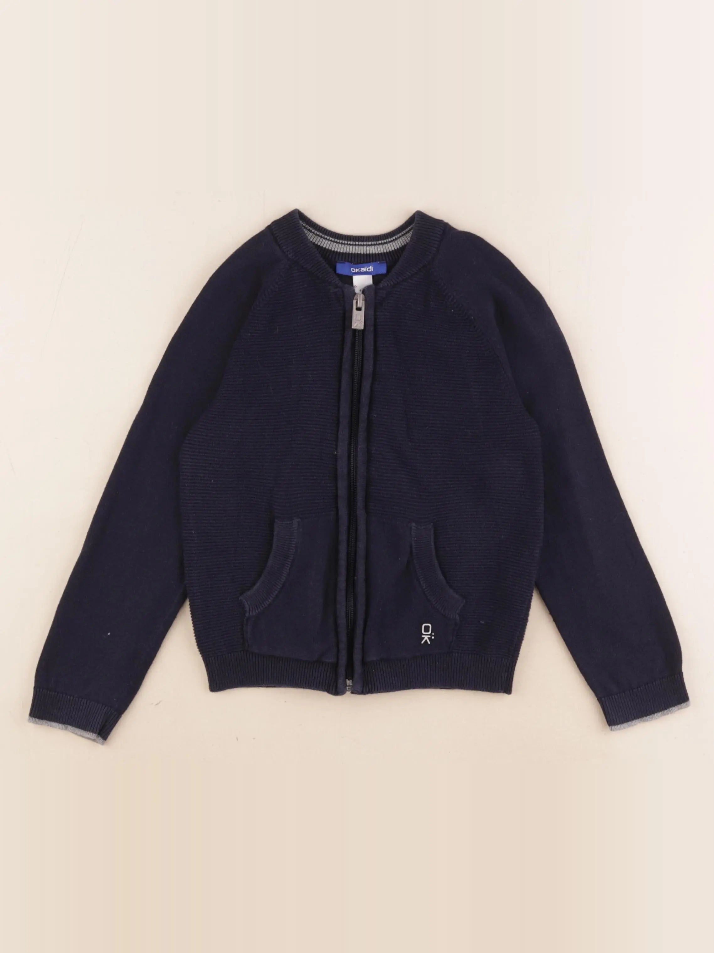 Okaidi - gilet bleu - 4 ans
