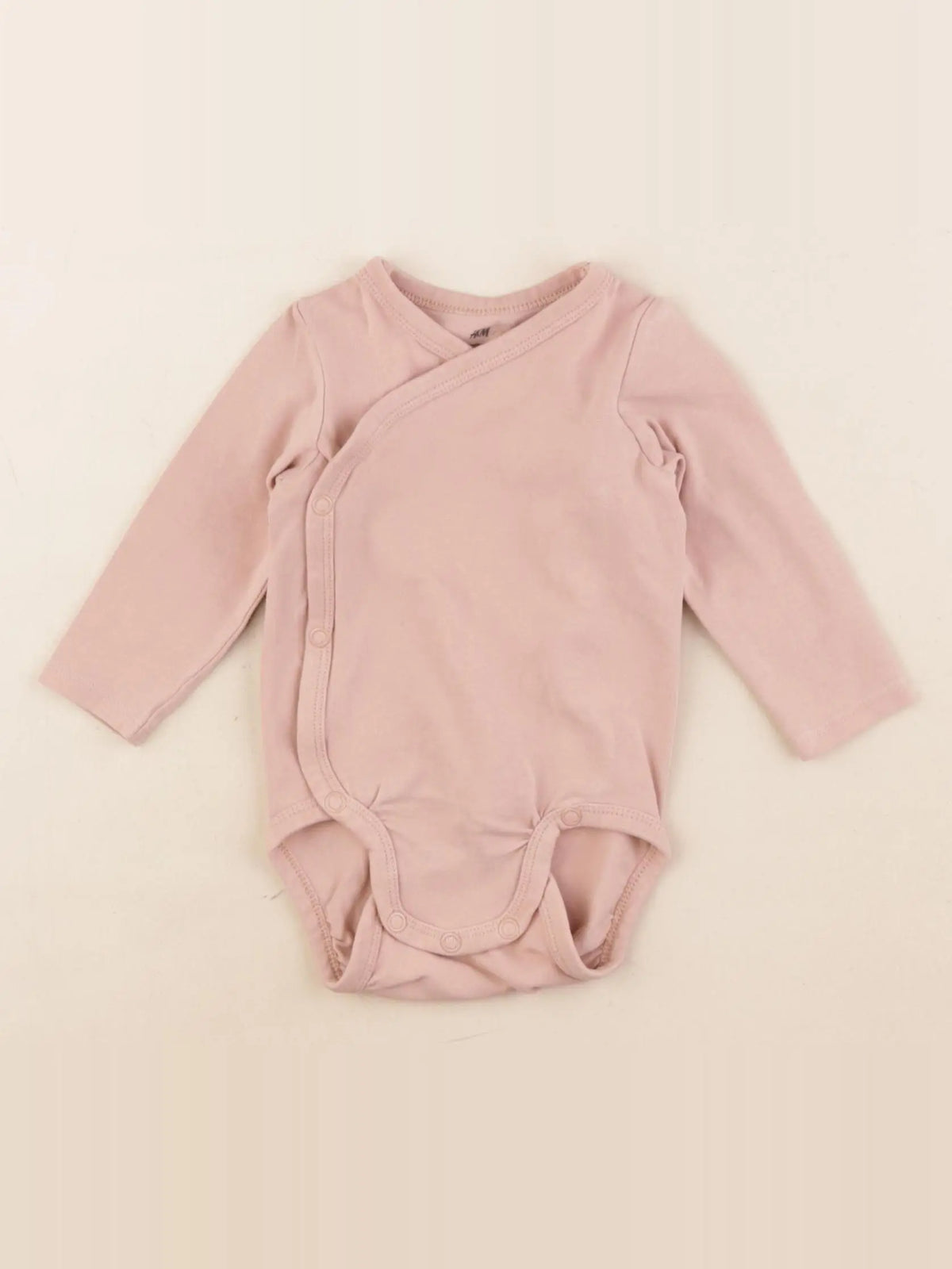 H&M - body marron - 2/4 mois