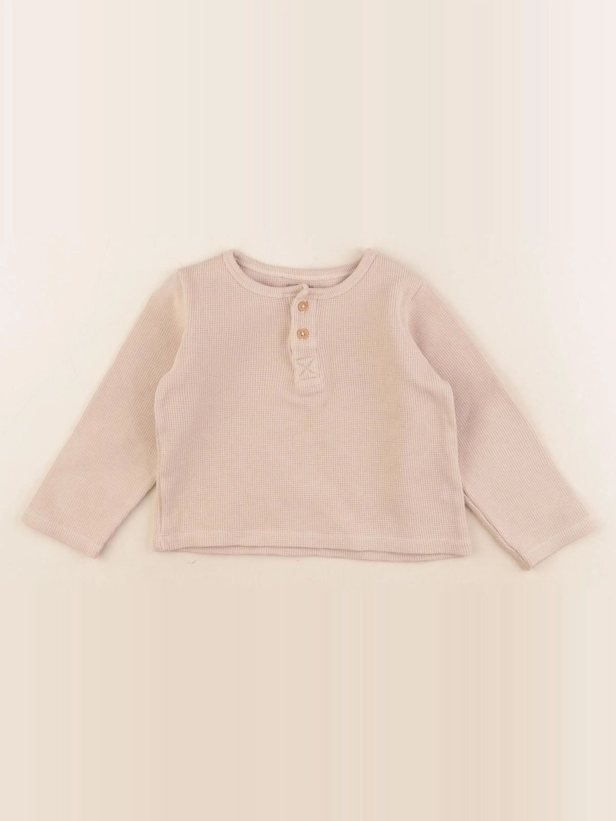 Vertbaudet - tee-shirt beige - 3 ans