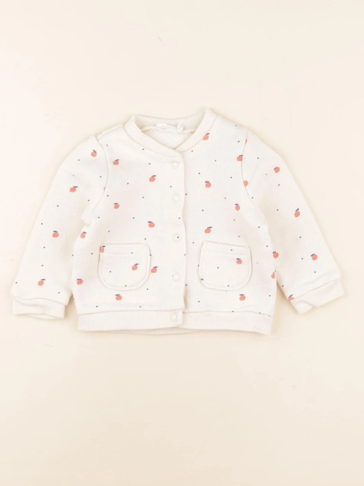 Boutchou - sweat blanc - 6 mois