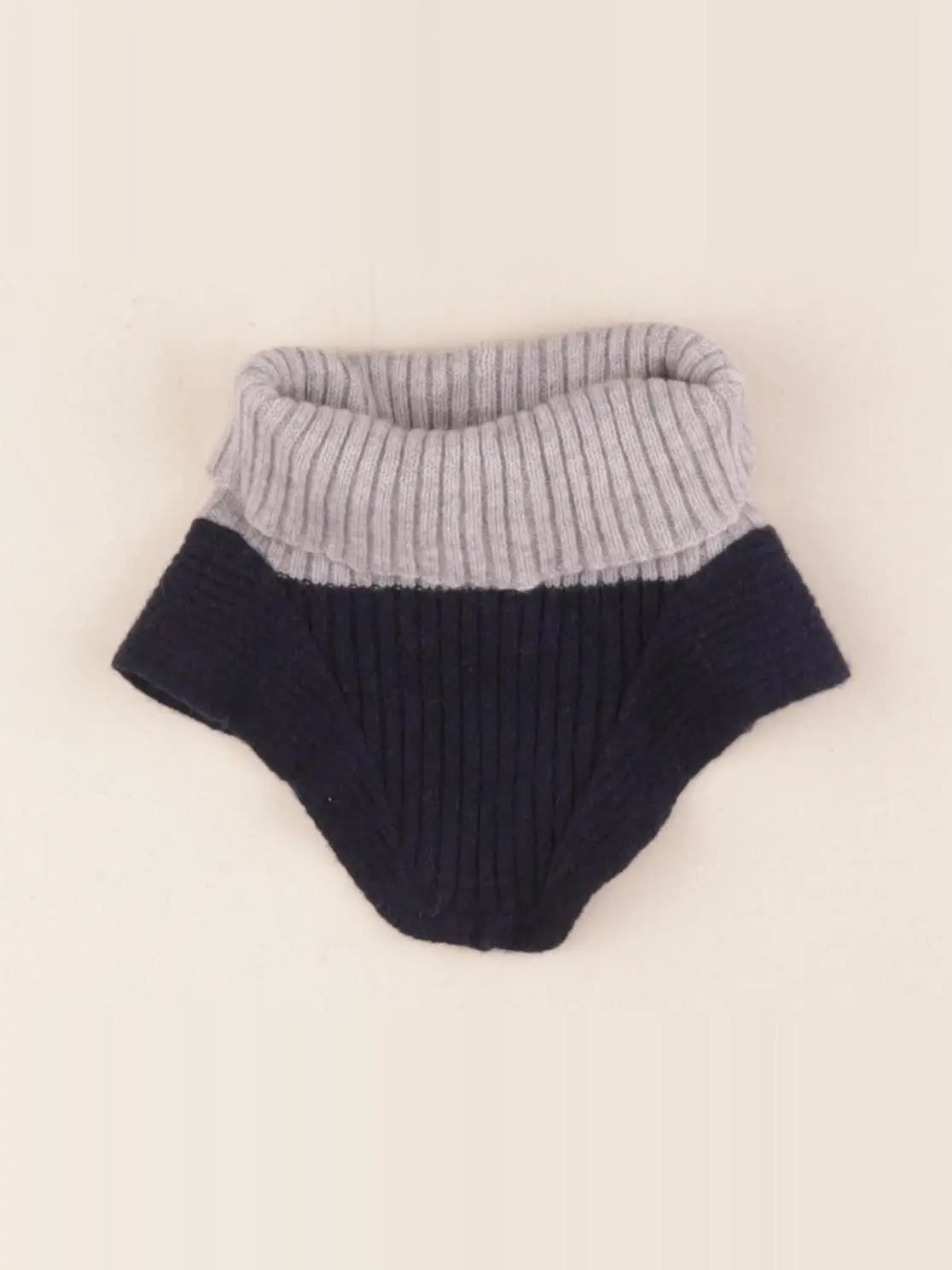 Jacadi - tour de cou bleu, gris - 6/12 mois