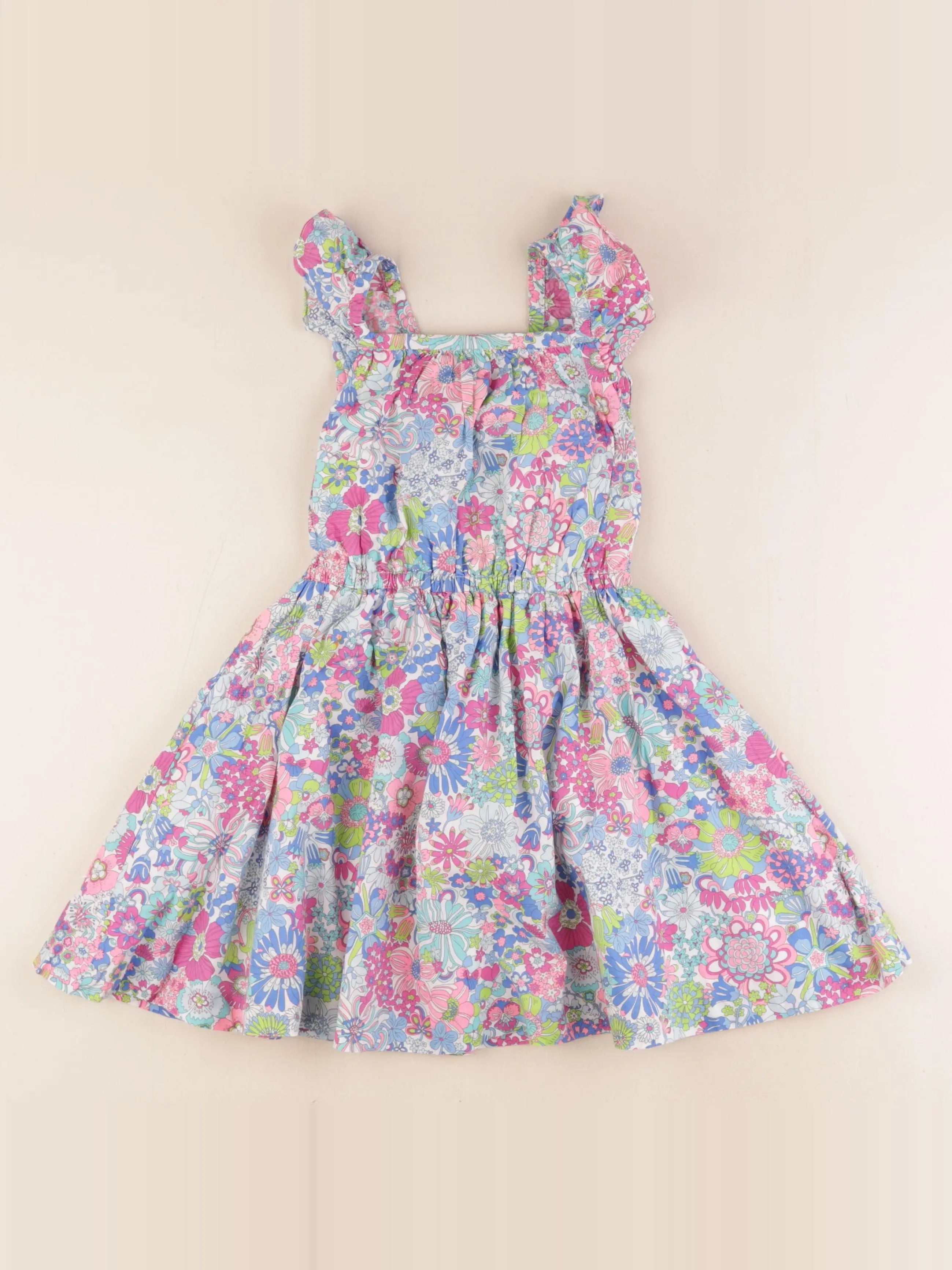 Jacadi - robe liberty multicolore - 6 ans