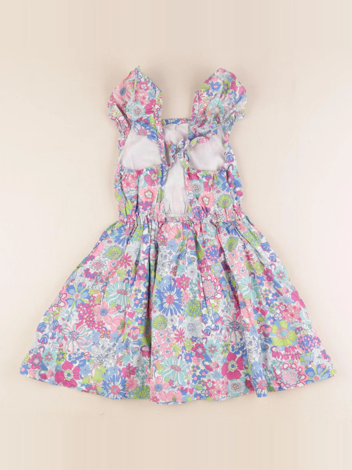Jacadi - robe liberty multicolore - 6 ans