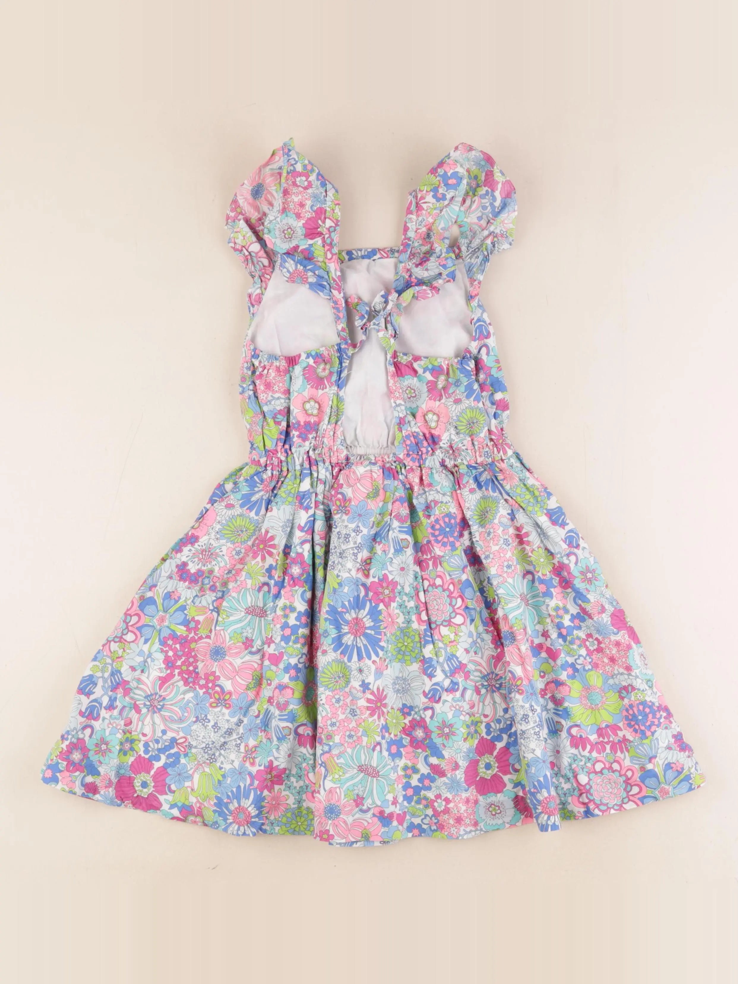 Jacadi - robe liberty multicolore - 6 ans