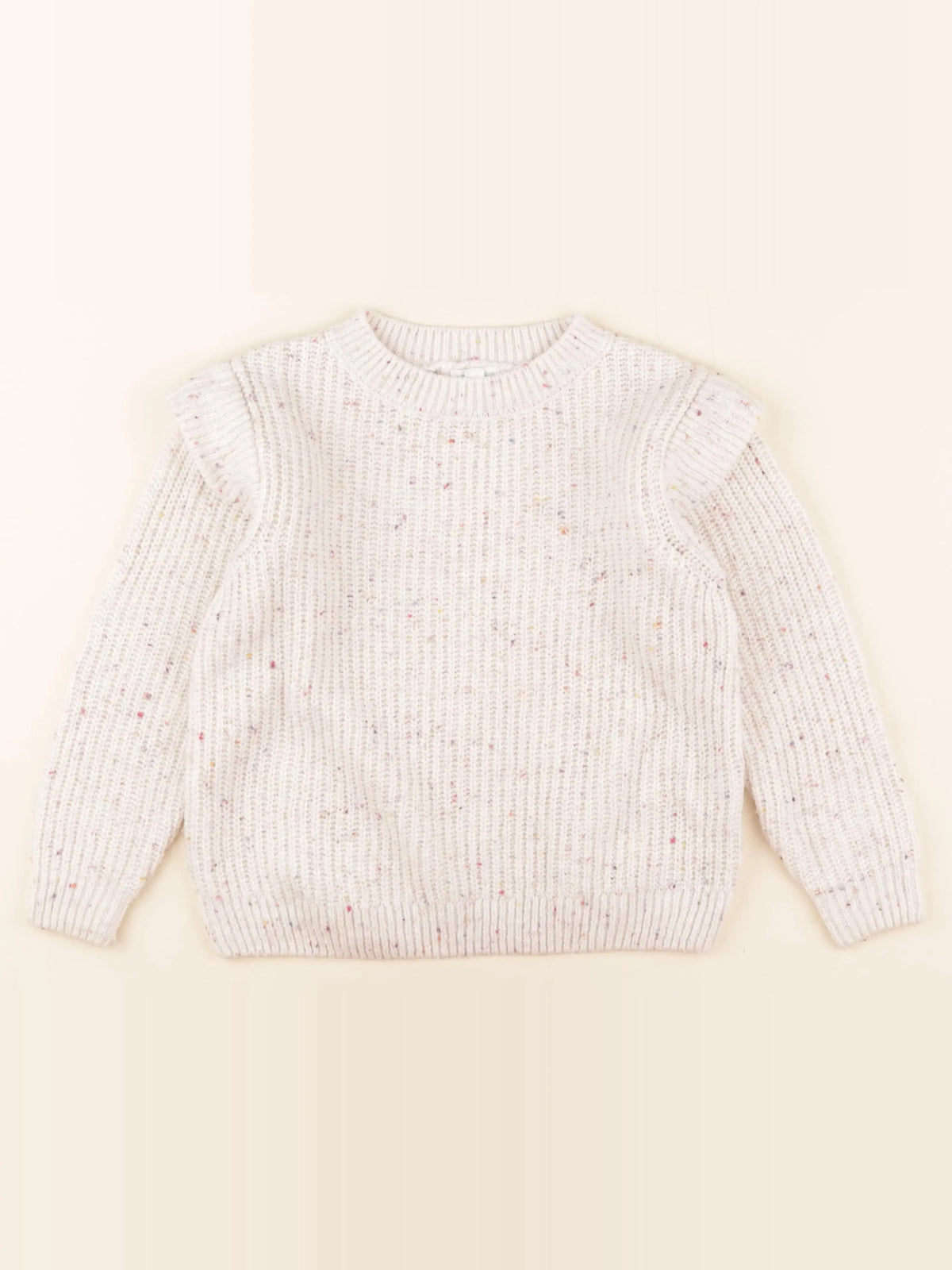 Vertbaudet - pull beige - 5 ans