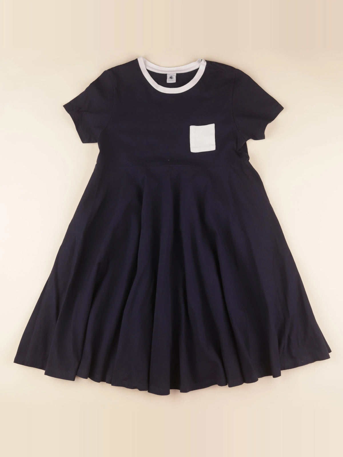 Petit Bateau - robe bleu - 12 ans