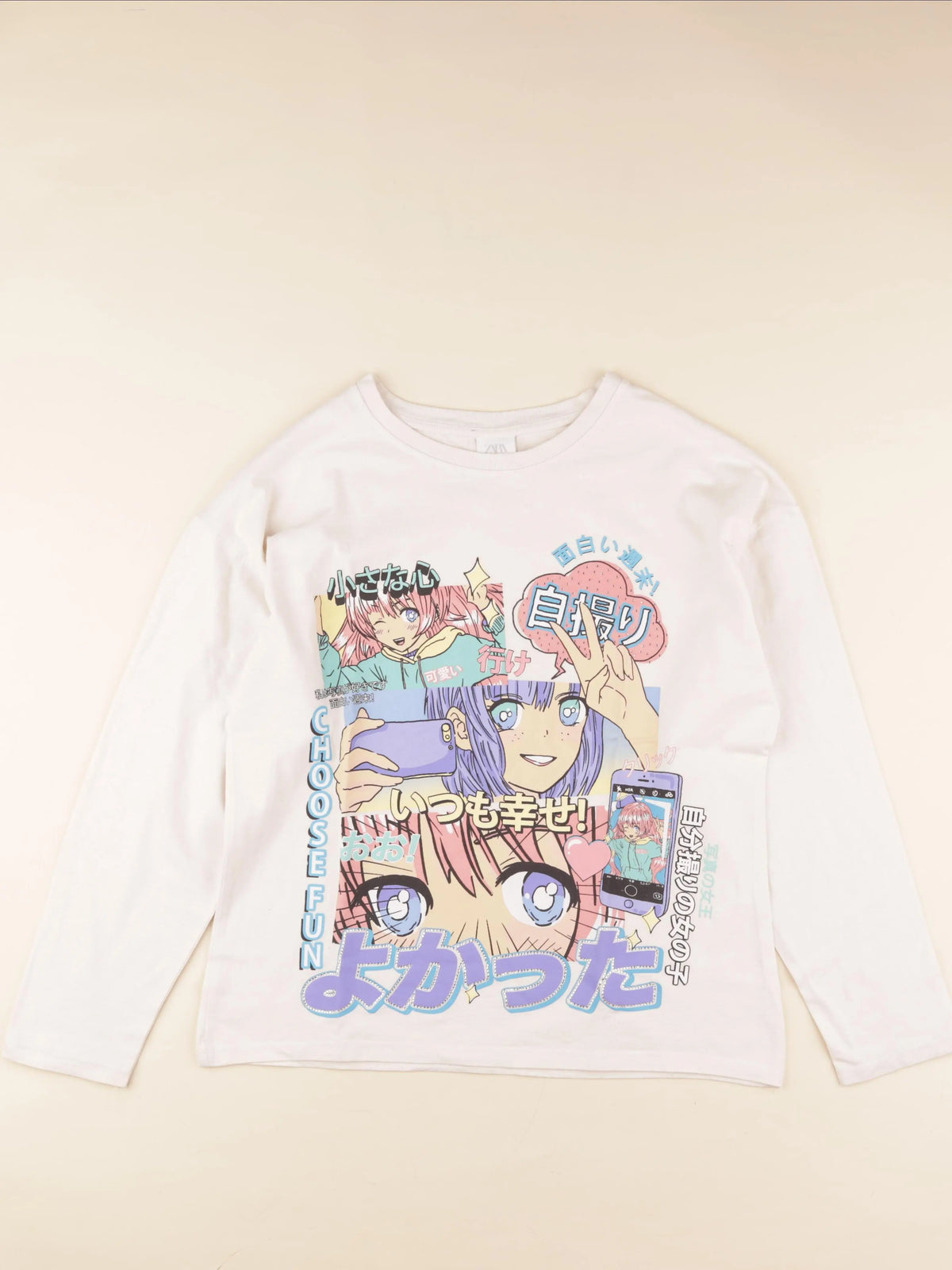 Zara - tee-shirt blanc - 11/12 ans